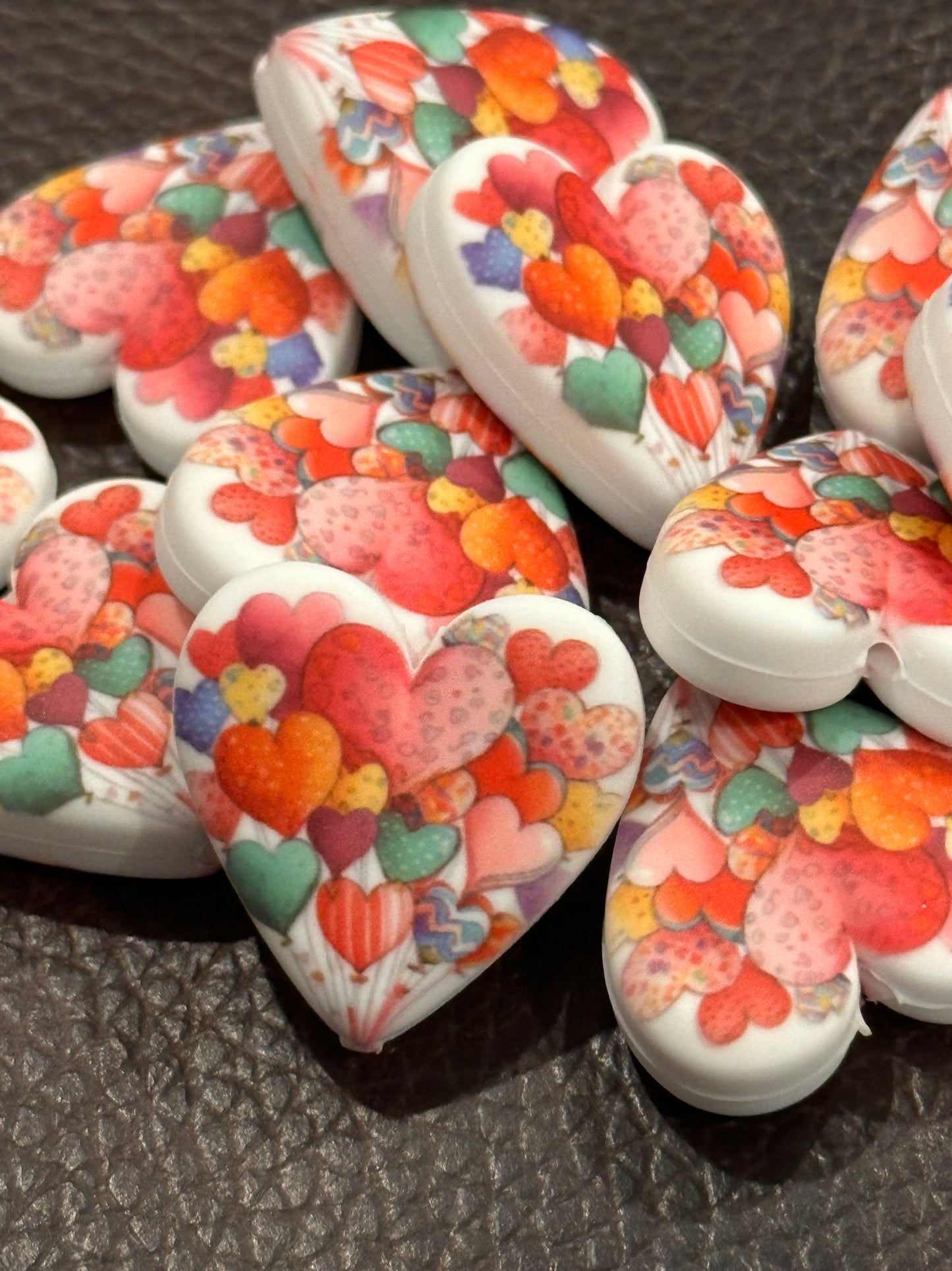 Hearts Focal Bead / Balloons bead/ Abstracts