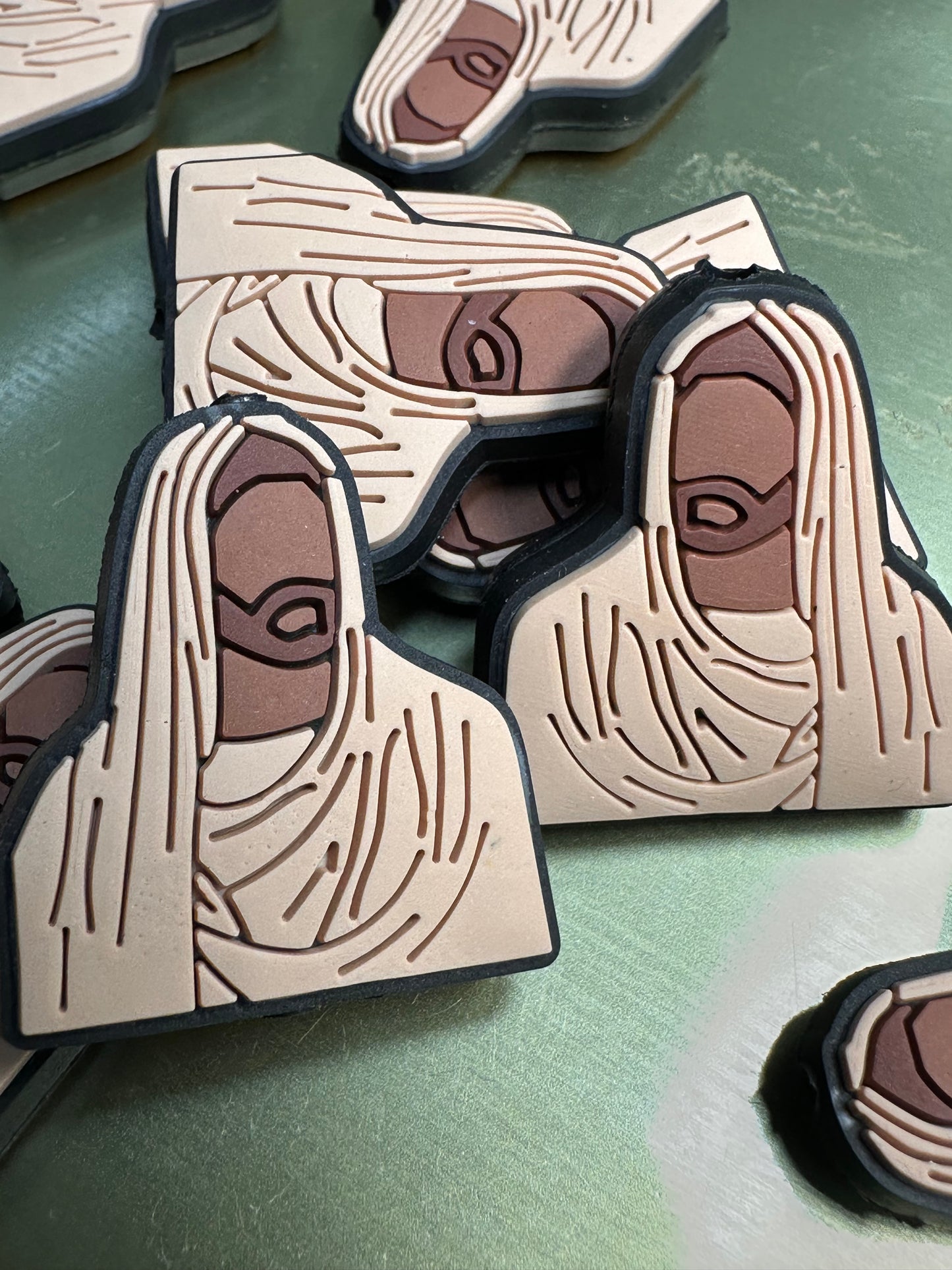 Jesus face/God/ Focal Bead/ beadable pen/ Silicone bead/ keychain bead/Faith/Jesus