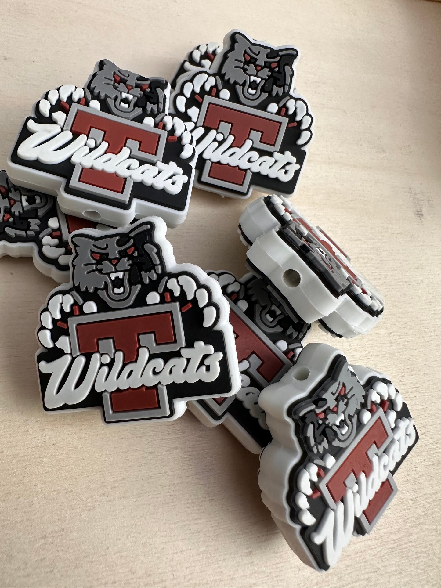 Toppenish wildcats focal bead/ high school