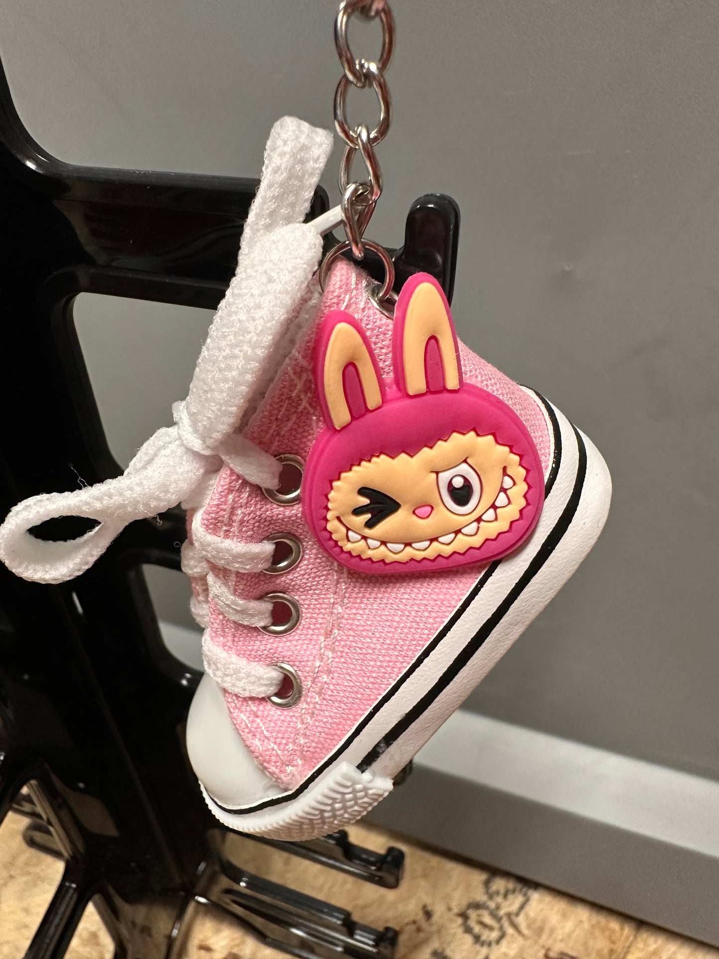 Labubu high top sneaker keychains/ Monster keychain/ Converse