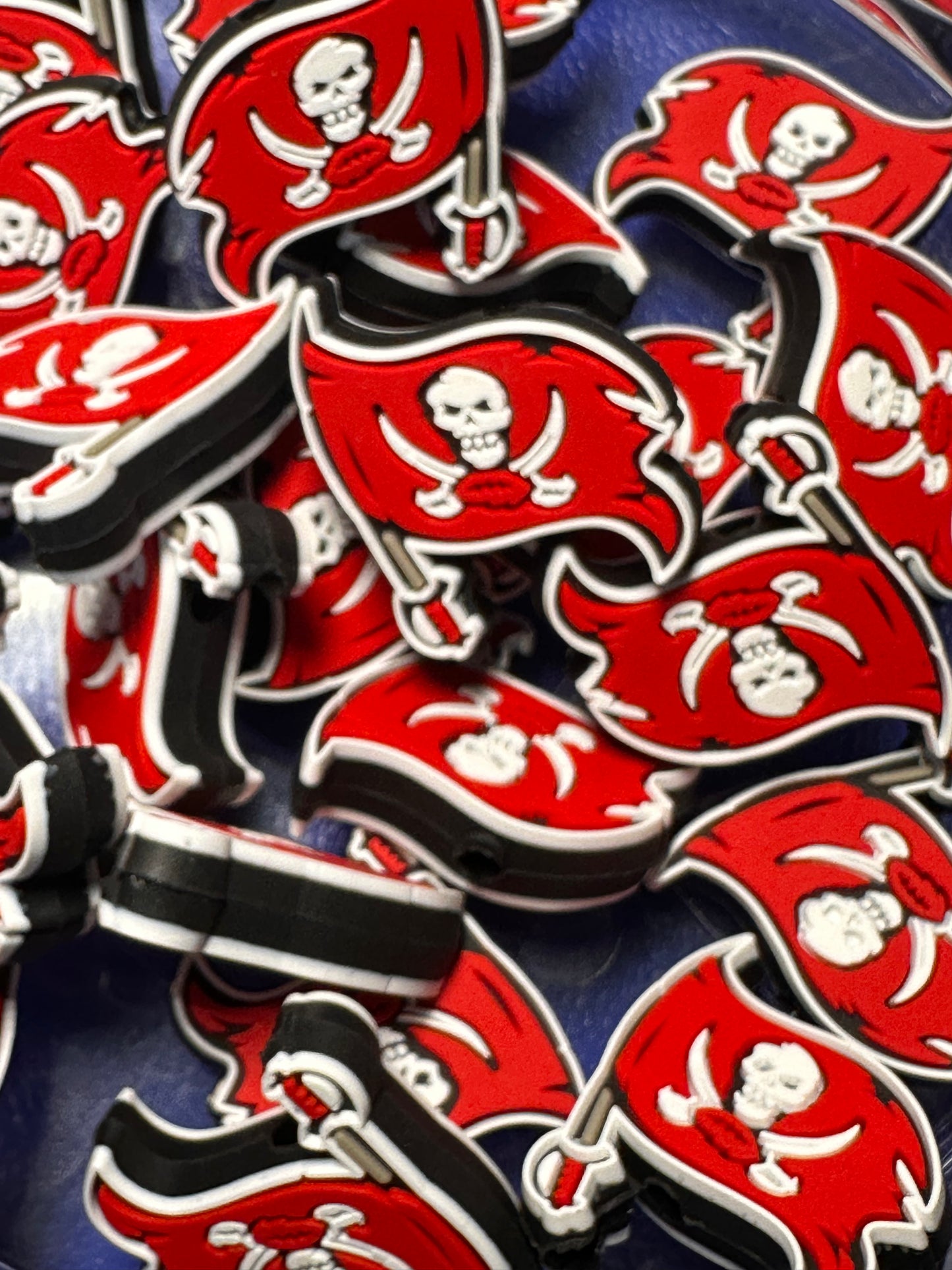 Tampa Bay Buccaneers focal beads