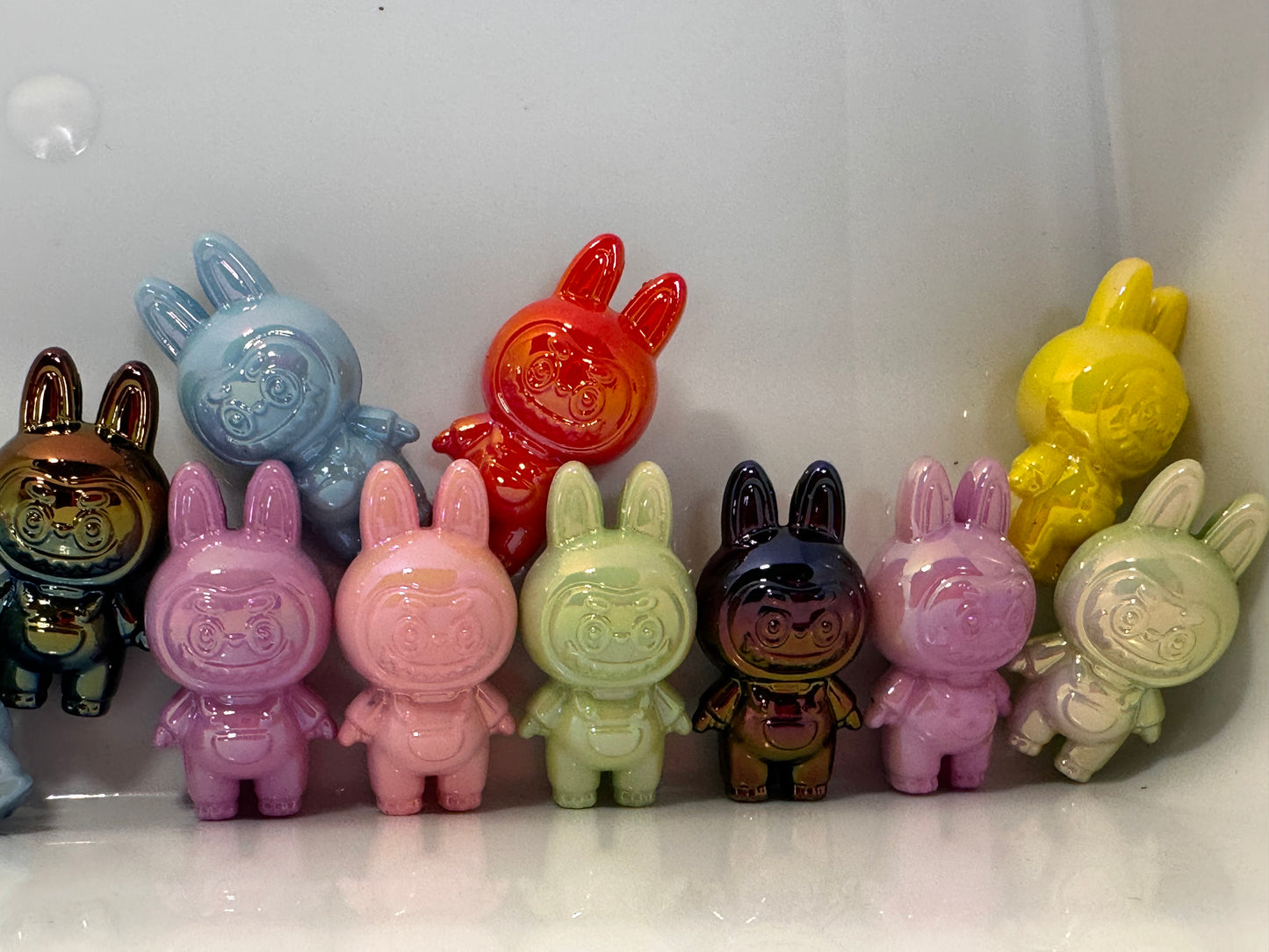 Labubu monster acrylic beads/ Five (5) beads included assorted colors/pen beading beads / keychain beads/ DIY/
