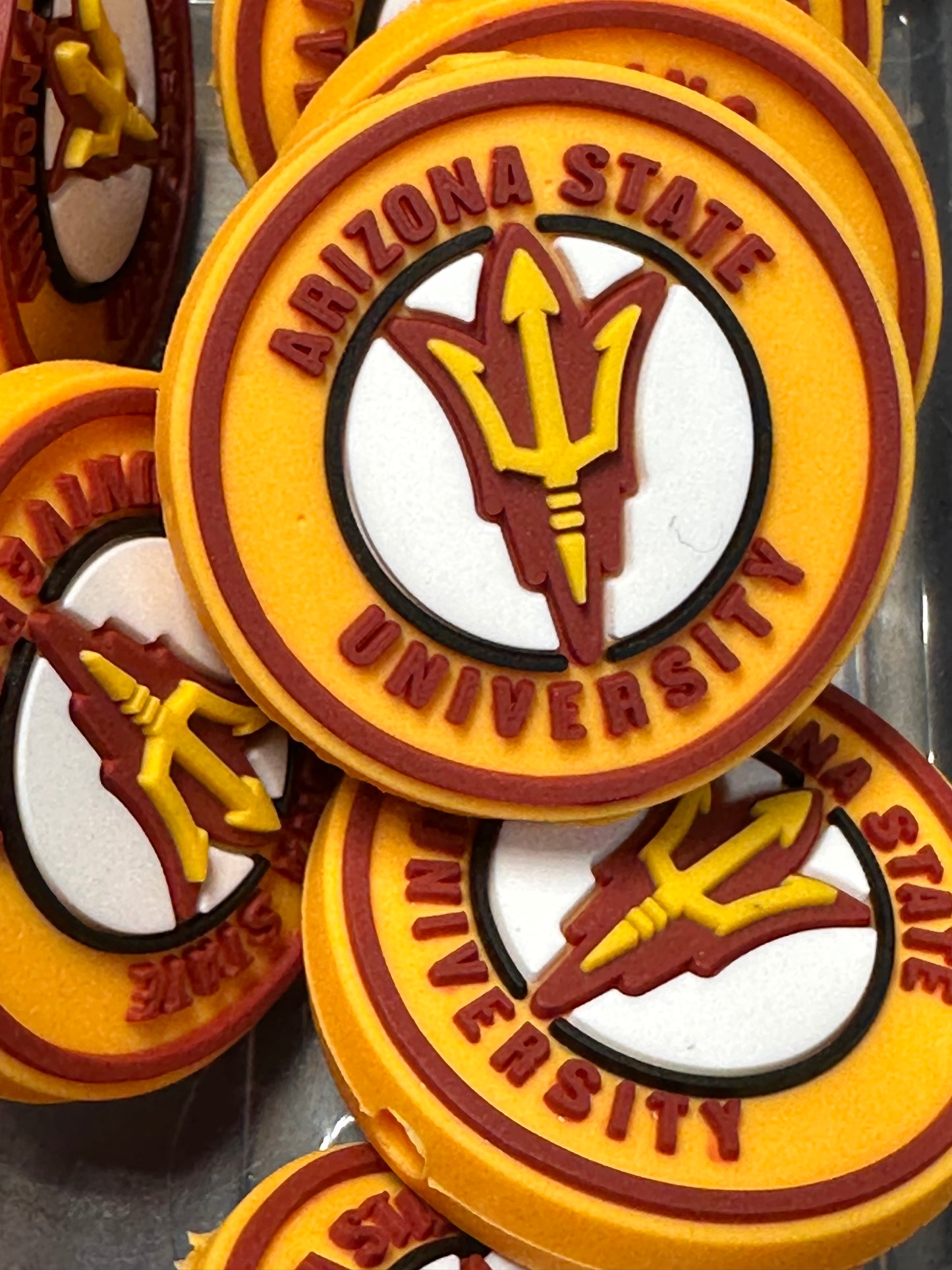 Arizona State University focal bead / ASU/Tempe