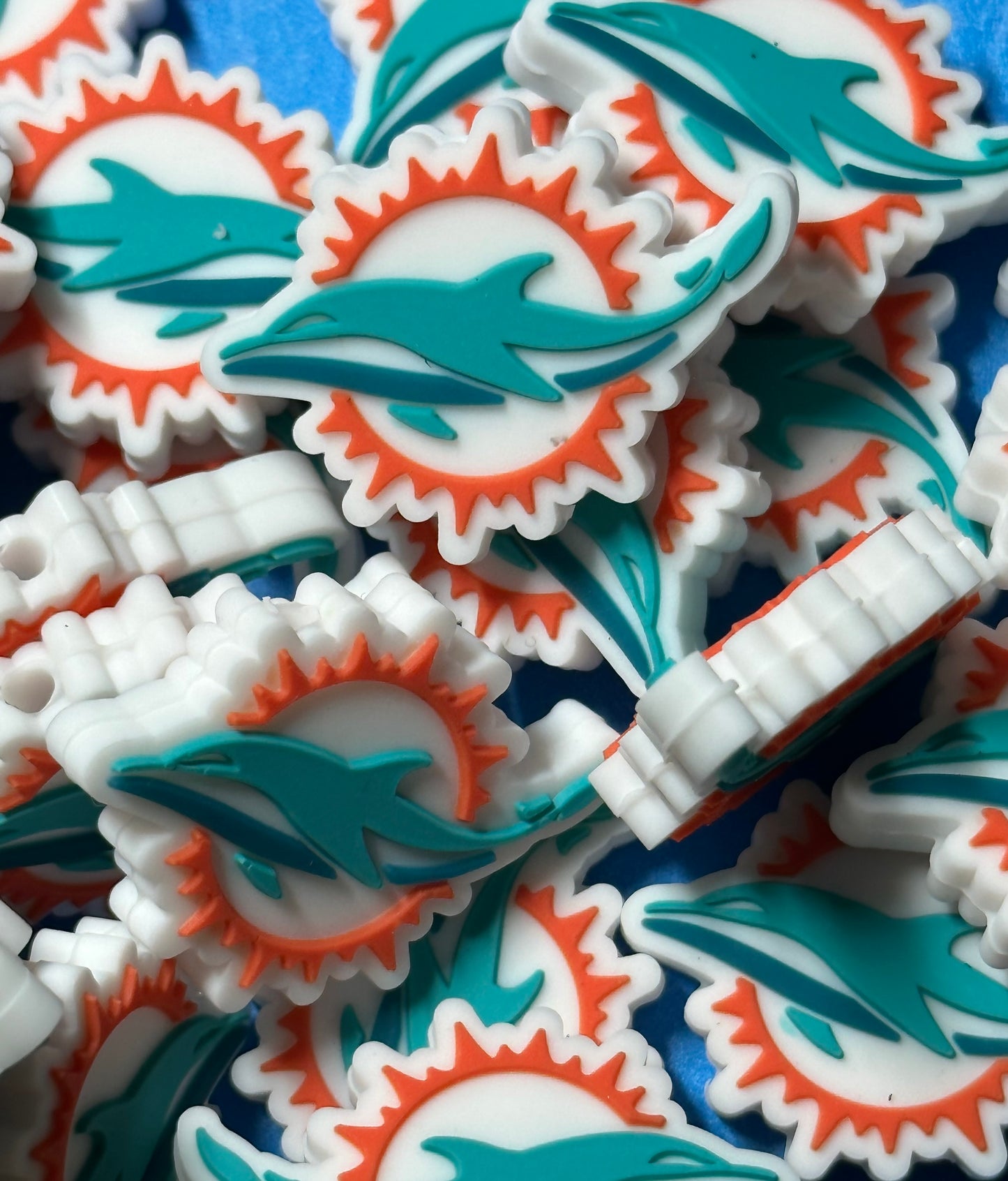 Miami Dolphins focal bead