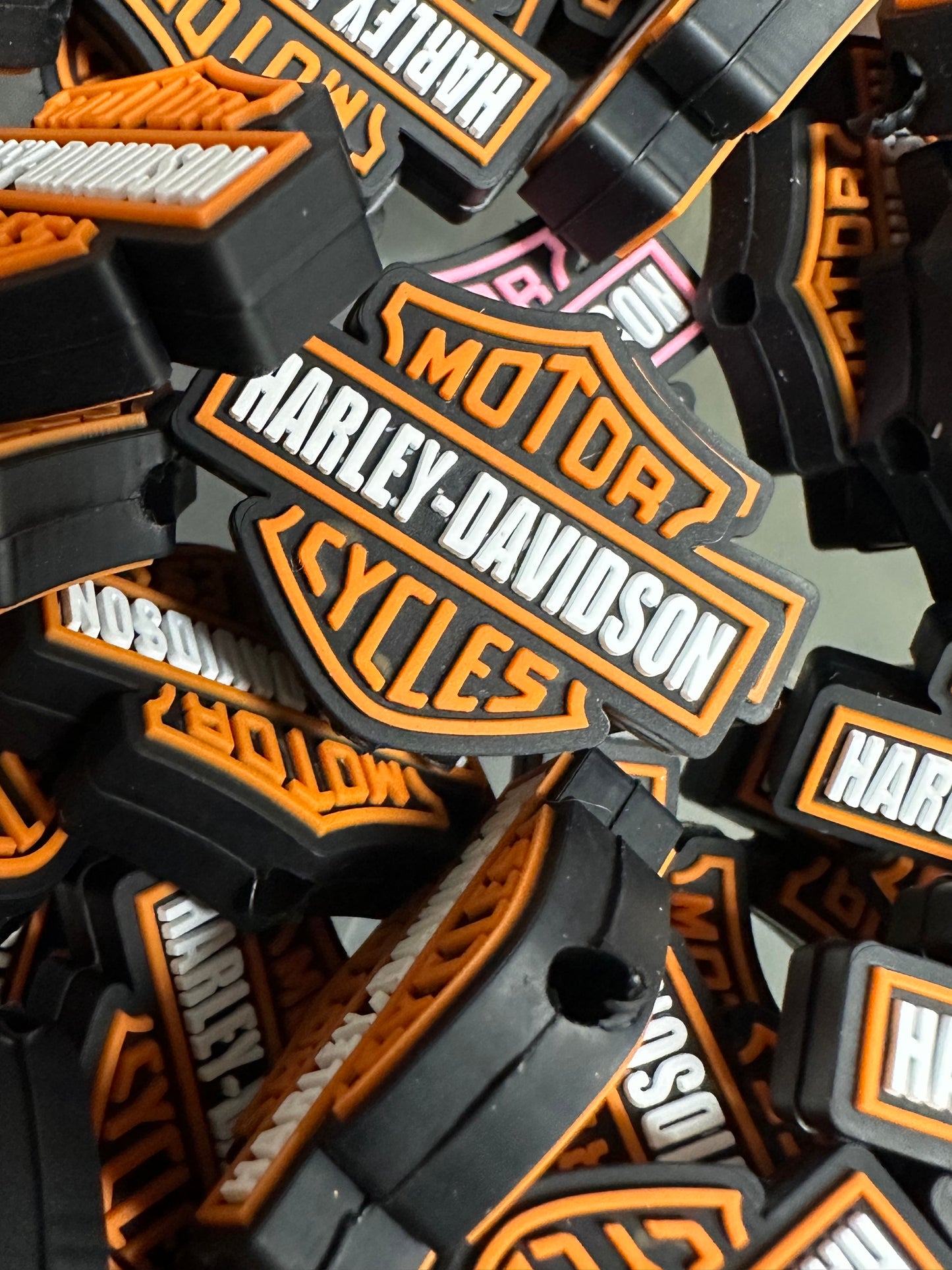Motorcycle / Focal Bead/ beadable pen/ Silicone bead/ keychain bead/