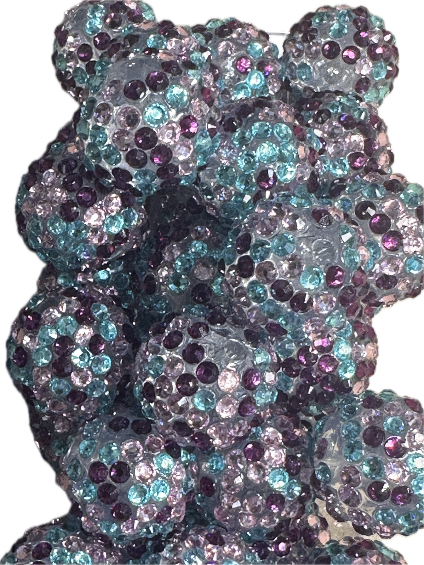Fancy mermaid color rhinestone beads/Five beads included/fancy Beads/ beadable pen/ keychain bead/ pastel beads/20mm