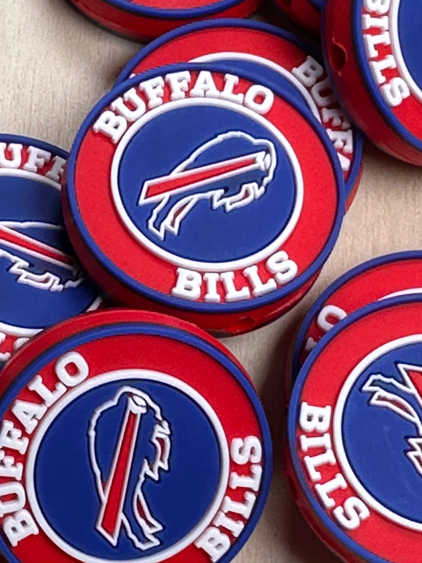 Buffalo Bills focal bead/ football