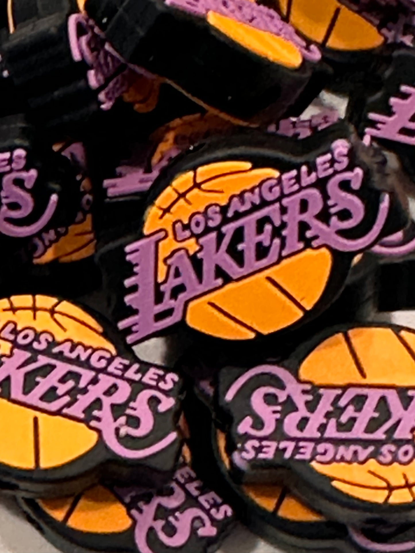 LA Lakers Los Angeles focal bead