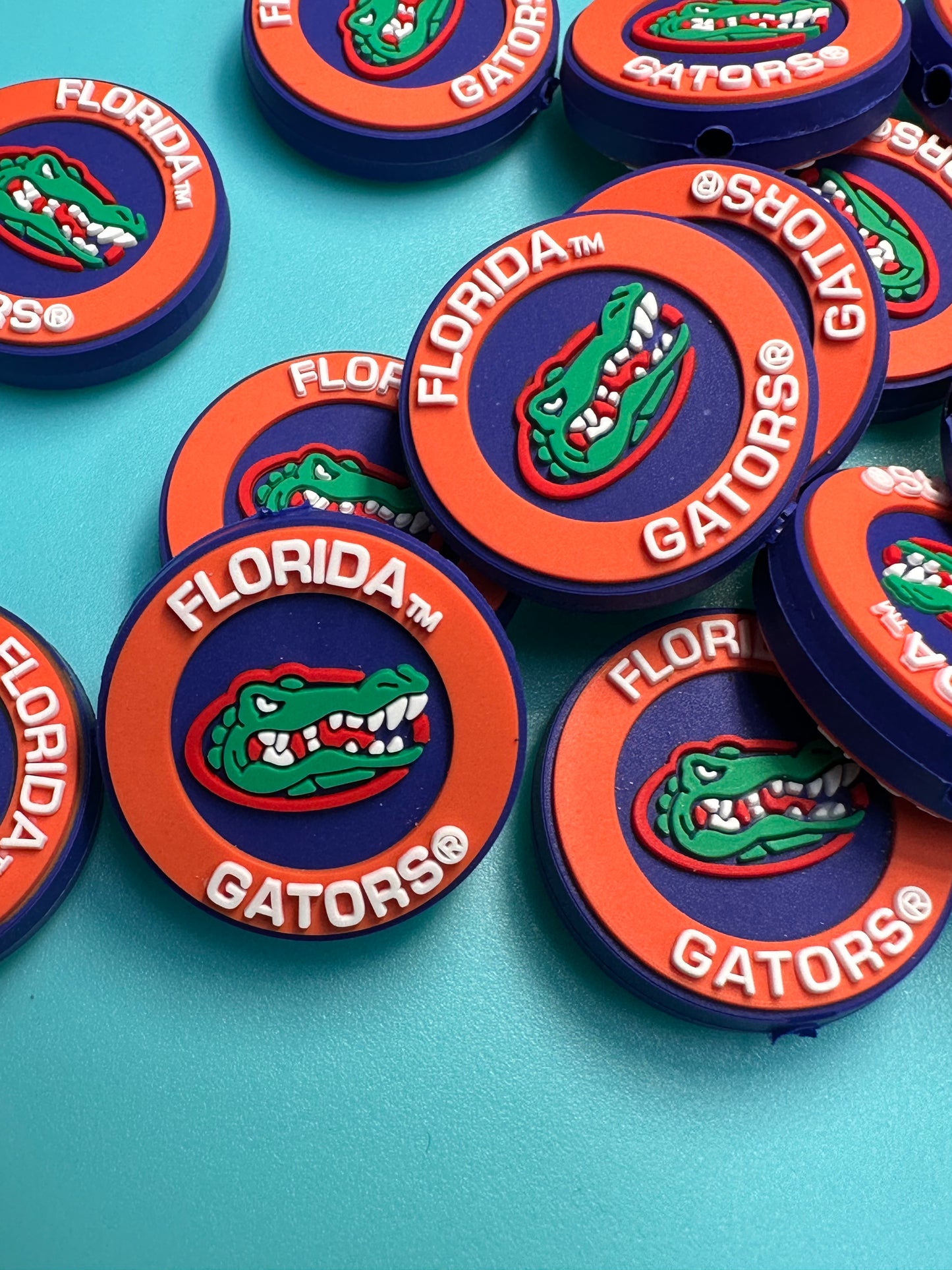 Florida Gators focal bead / logo/ design #5
