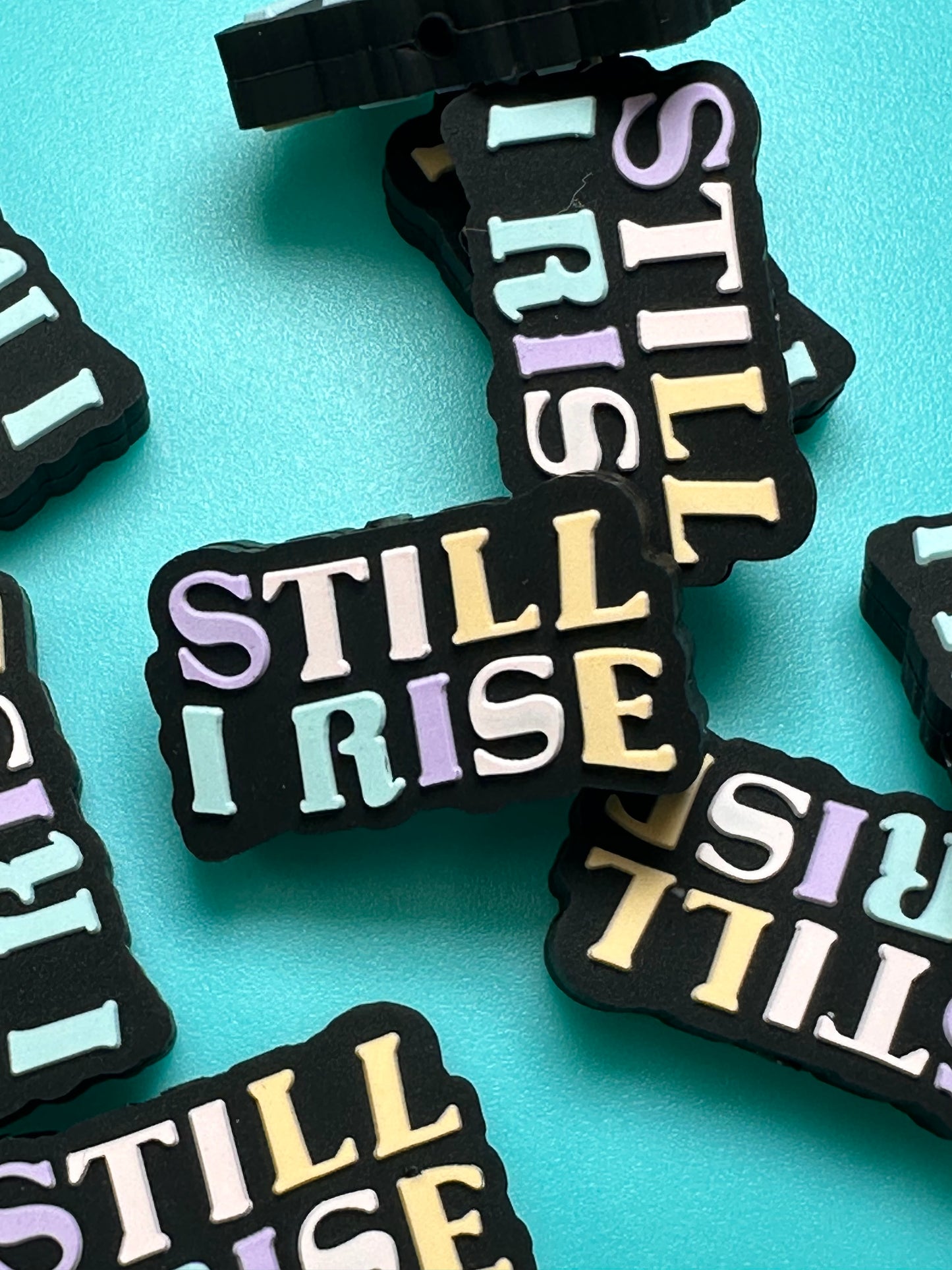 Rise silicone focal bead/