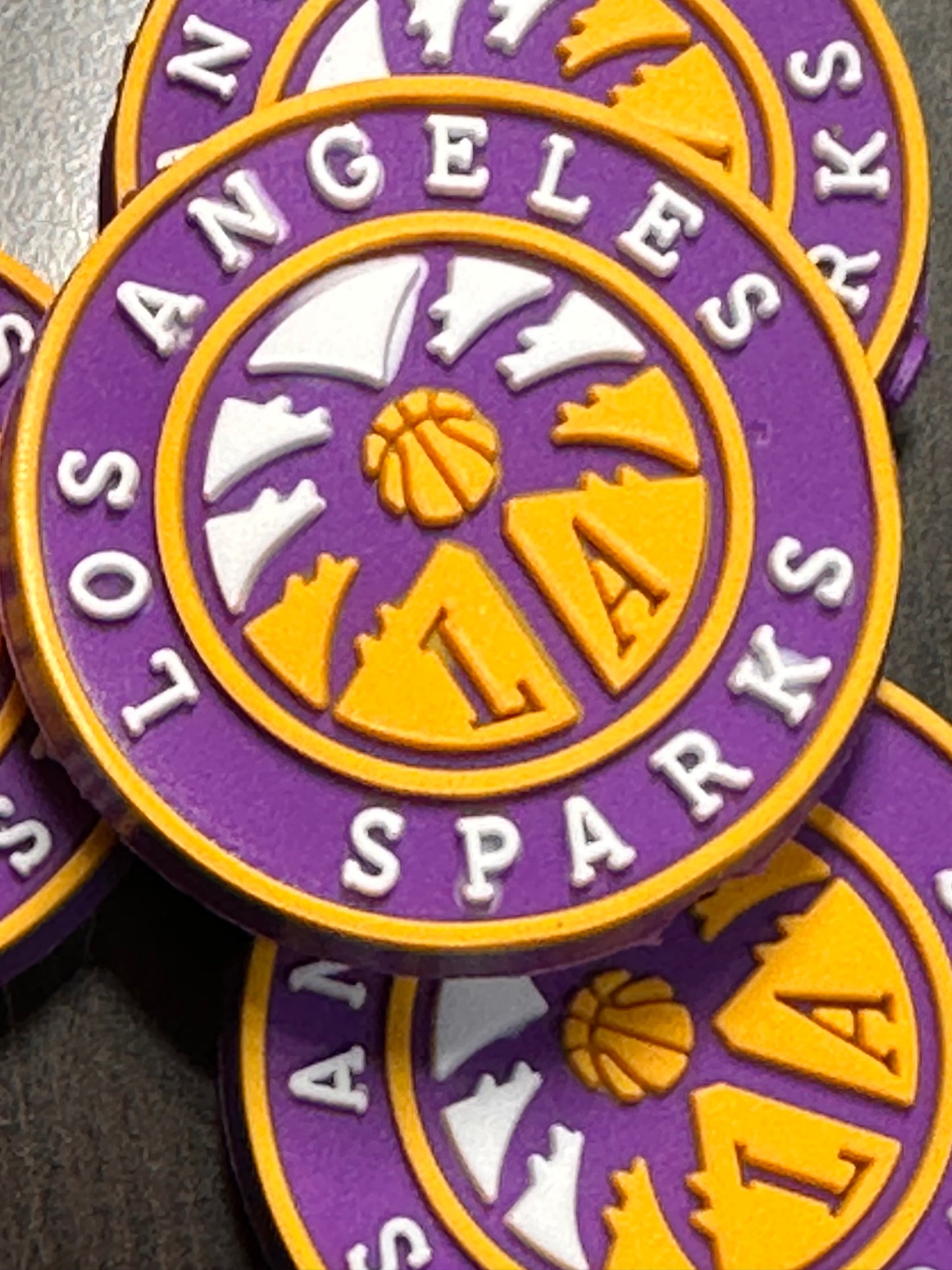 NEW Los Angeles Sparks WNBA focal bead /womens national basketball team