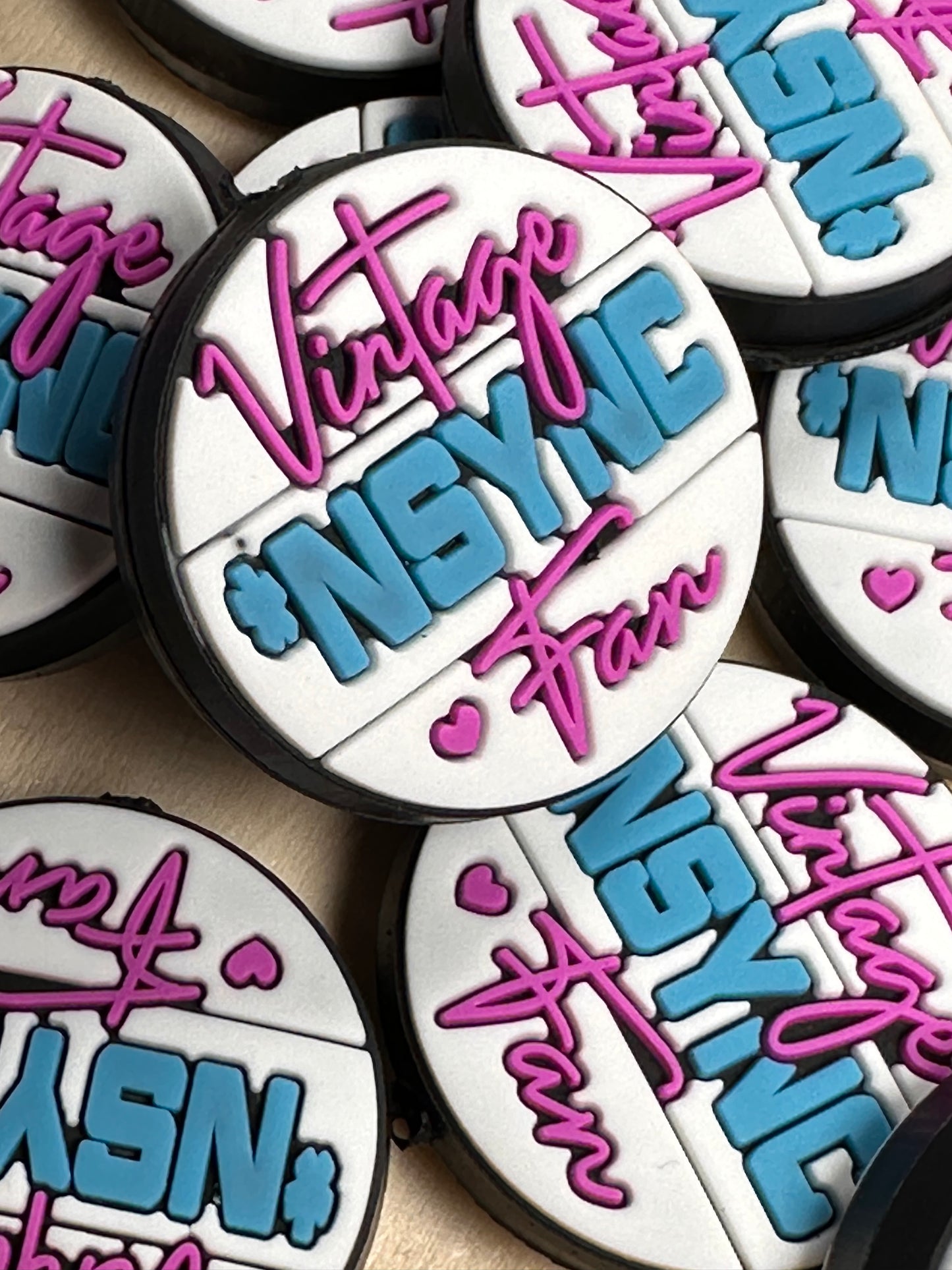 VINTAGE NSYNC FAN focal bead/boy bands/90’s music