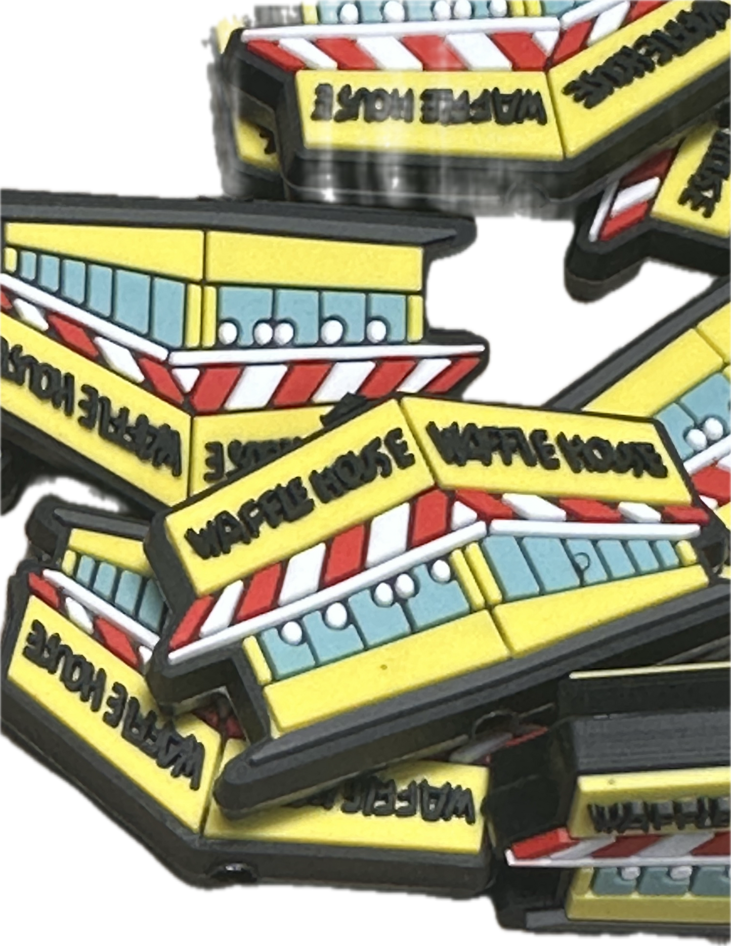 Waffle House focal bead/ silicone/ restaurant/ pen beading /Restaurant