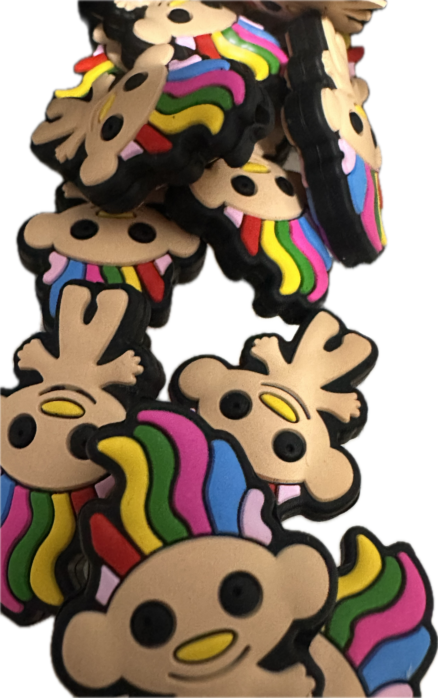 Troll silicone focal bead / lucky doll