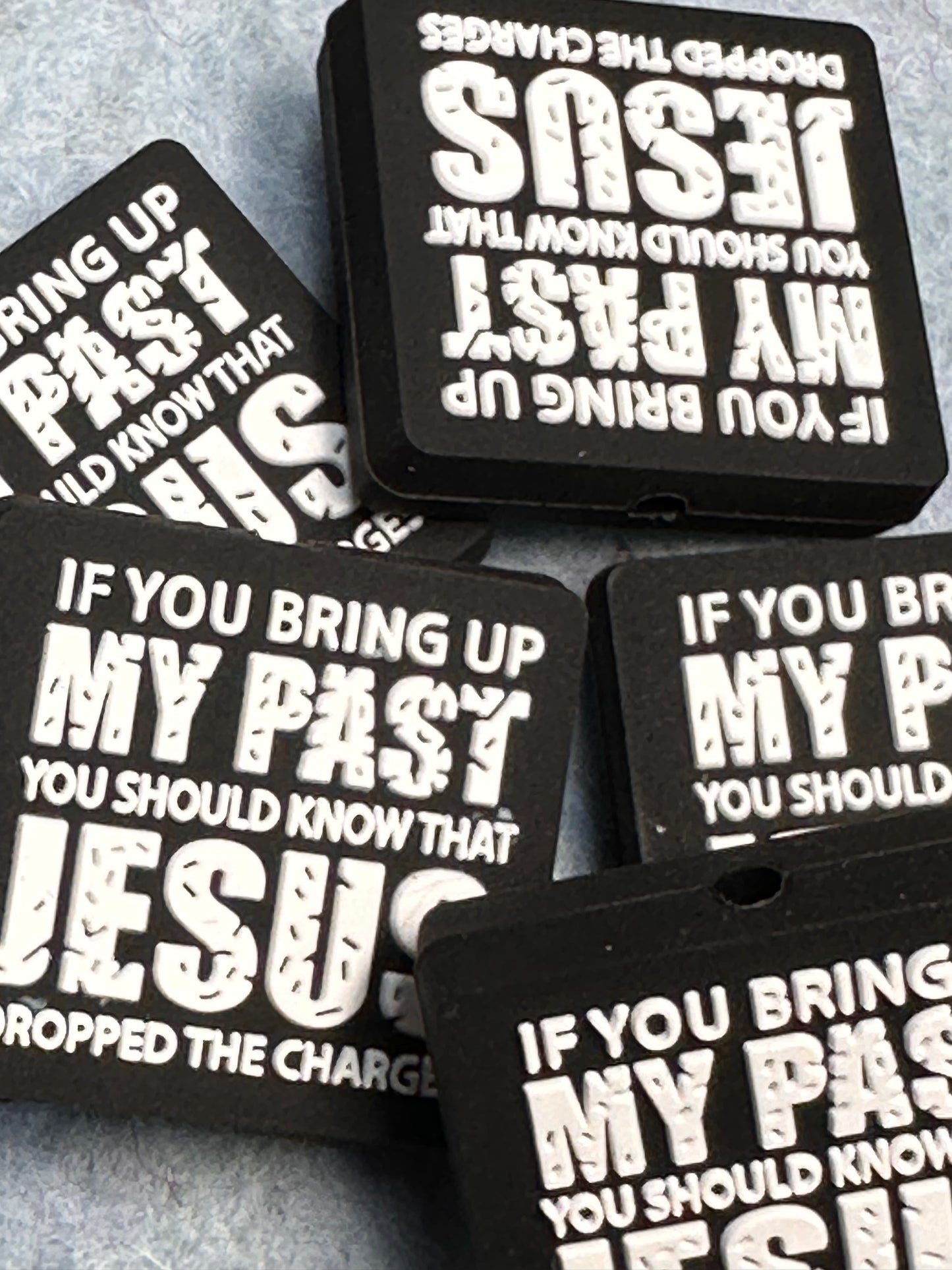 Jesus /God/ Focal Bead/ beadable pen/ Silicone bead/ keychain bead/Faith/Jesus/ Christian