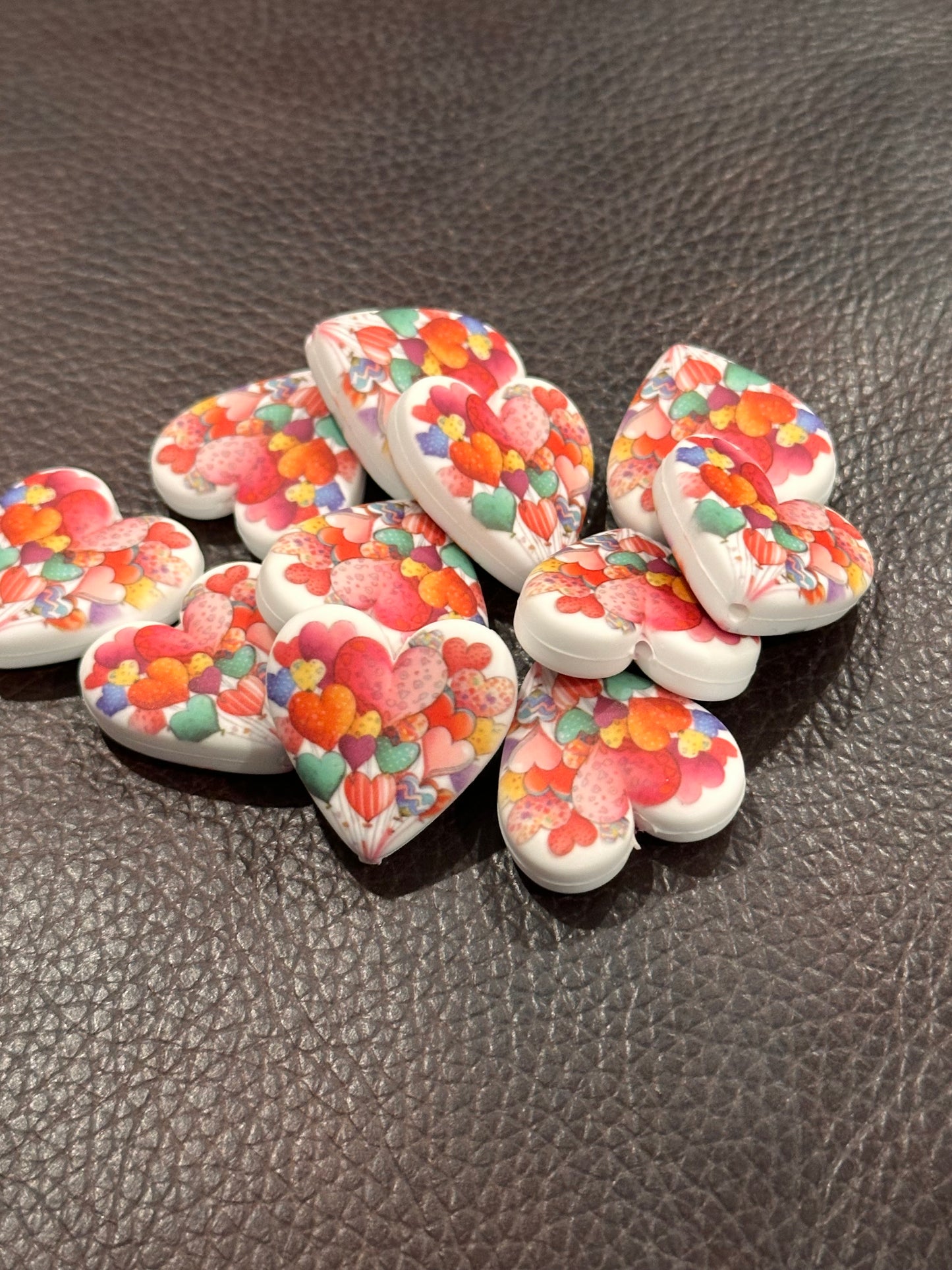 Hearts Focal Bead / Balloons bead/ Abstracts