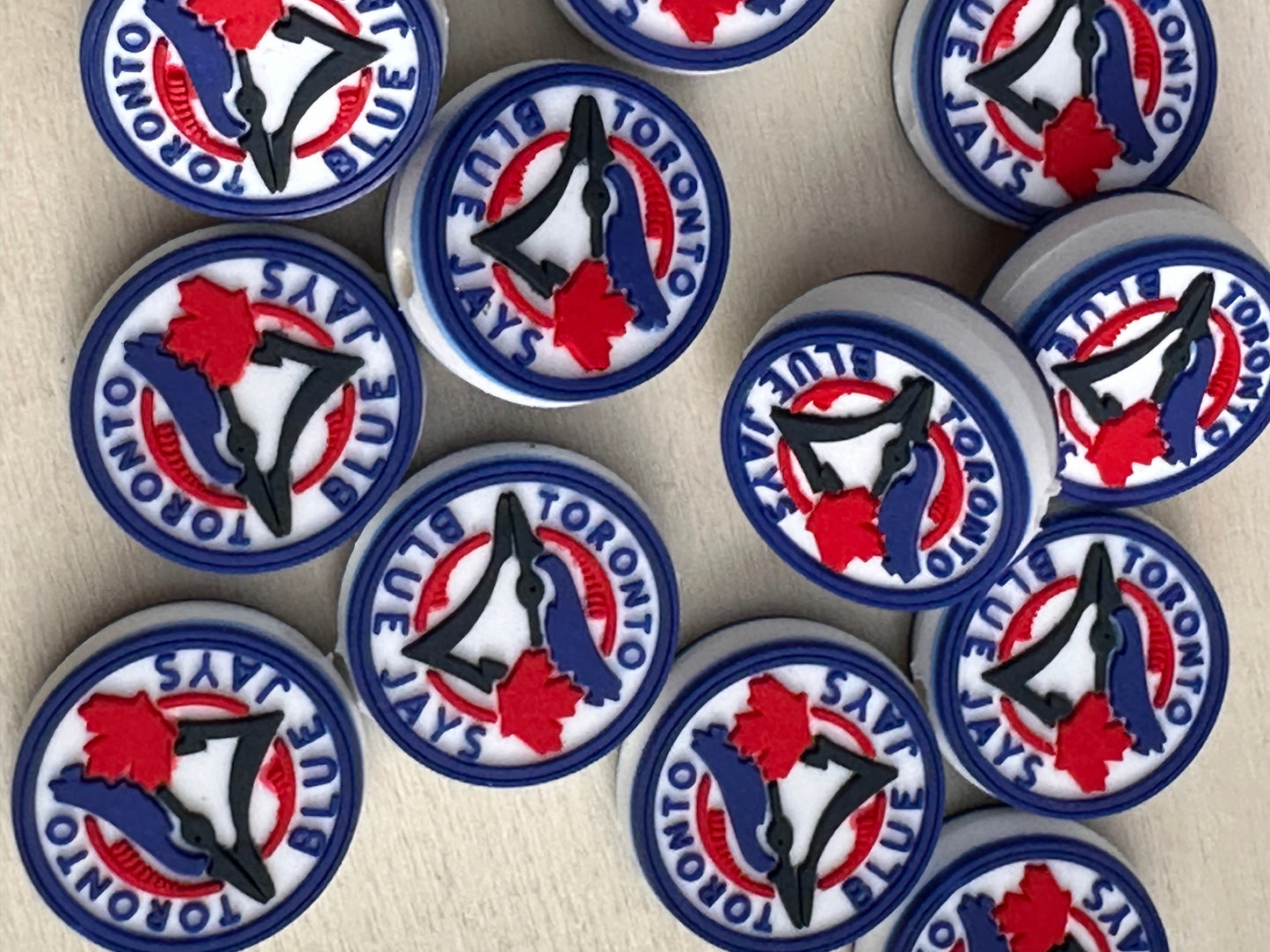 Toronto blue jays focal bead/ baseball