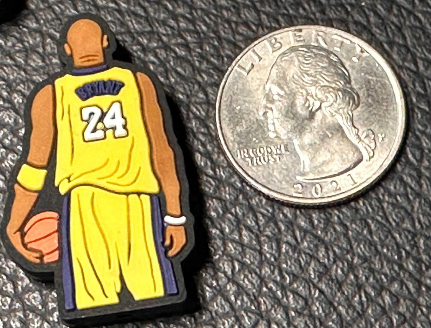 Kobe Bryant 24 focal bead