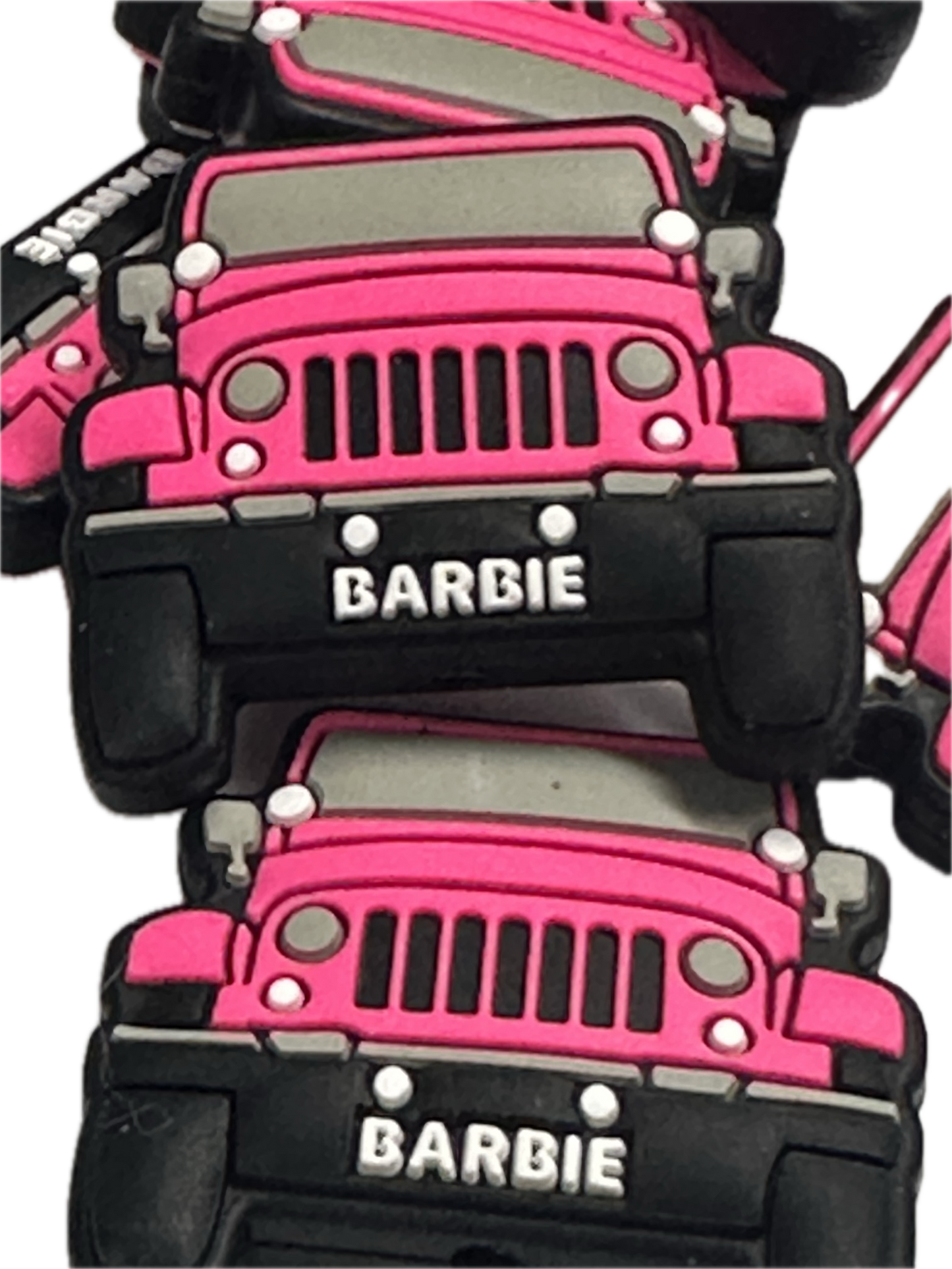 Pink Off road truck Focal Bead/ convertible car