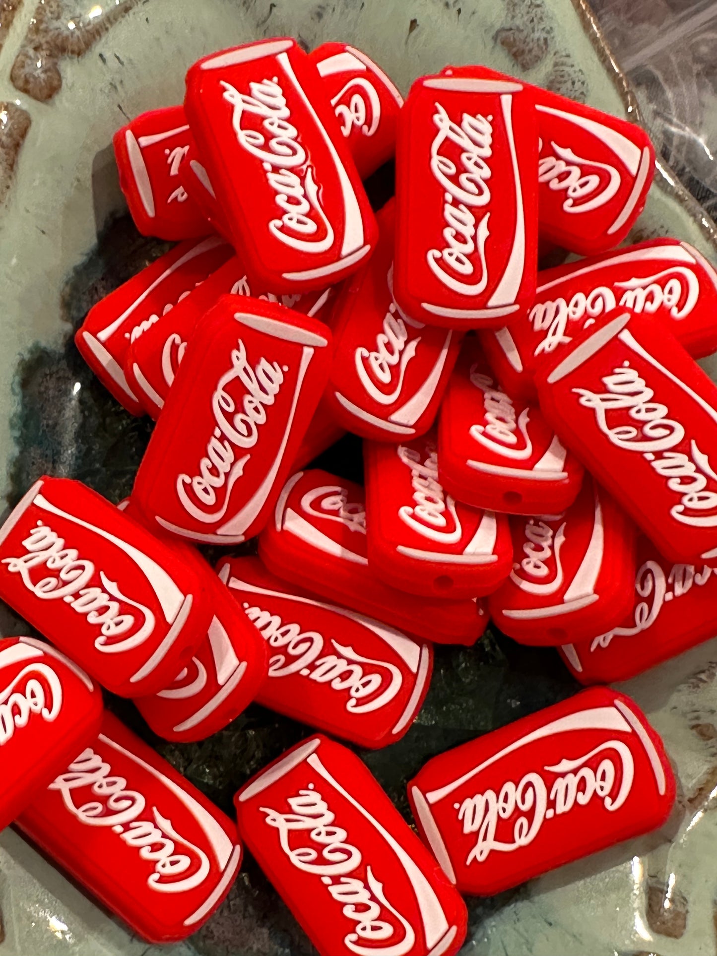 Red focal bead