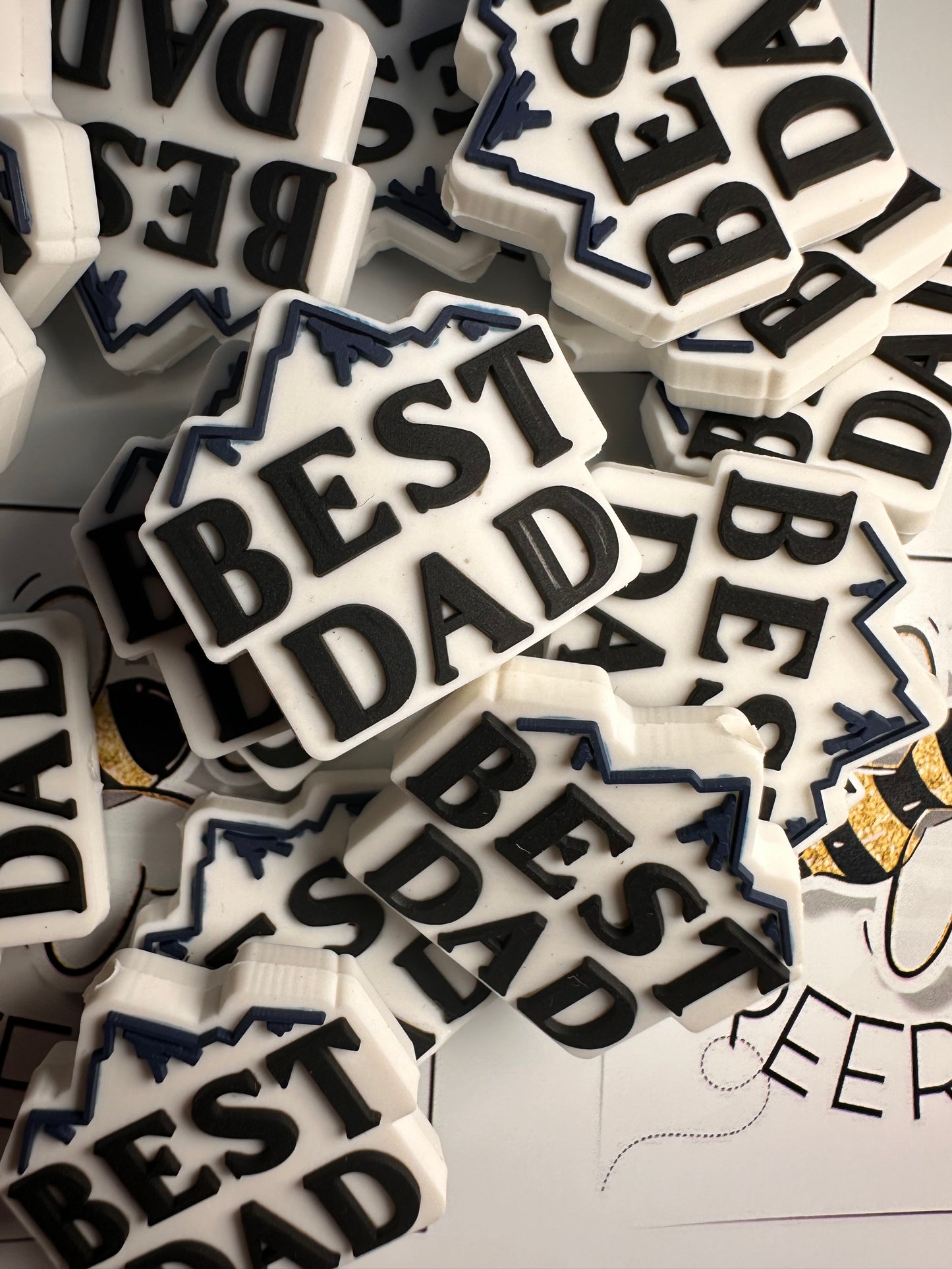 Best Dad Focal Bead/ Fathers Day Focal Bead