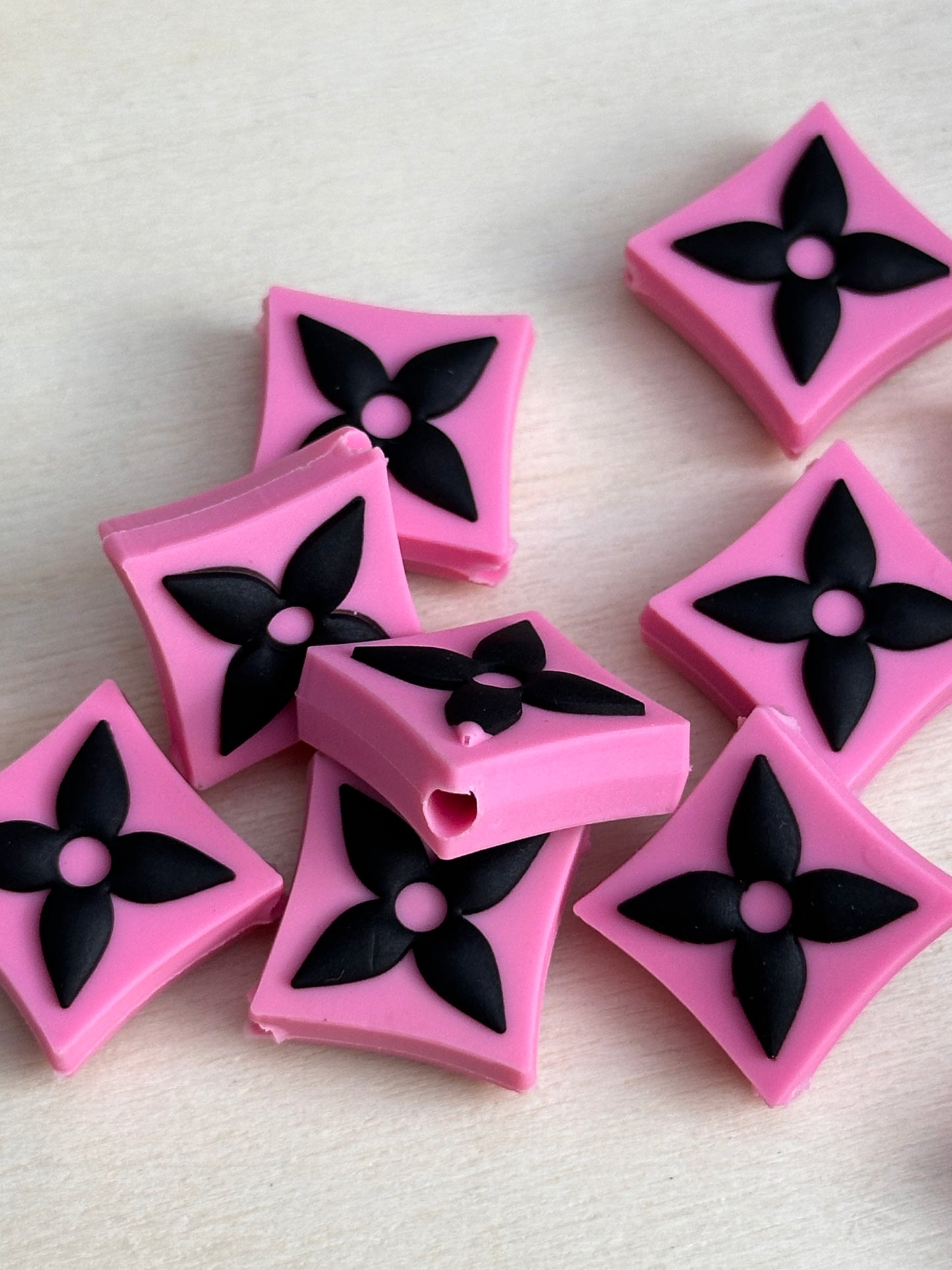 Desired designs of silicone focal bead/ 3 different designs
