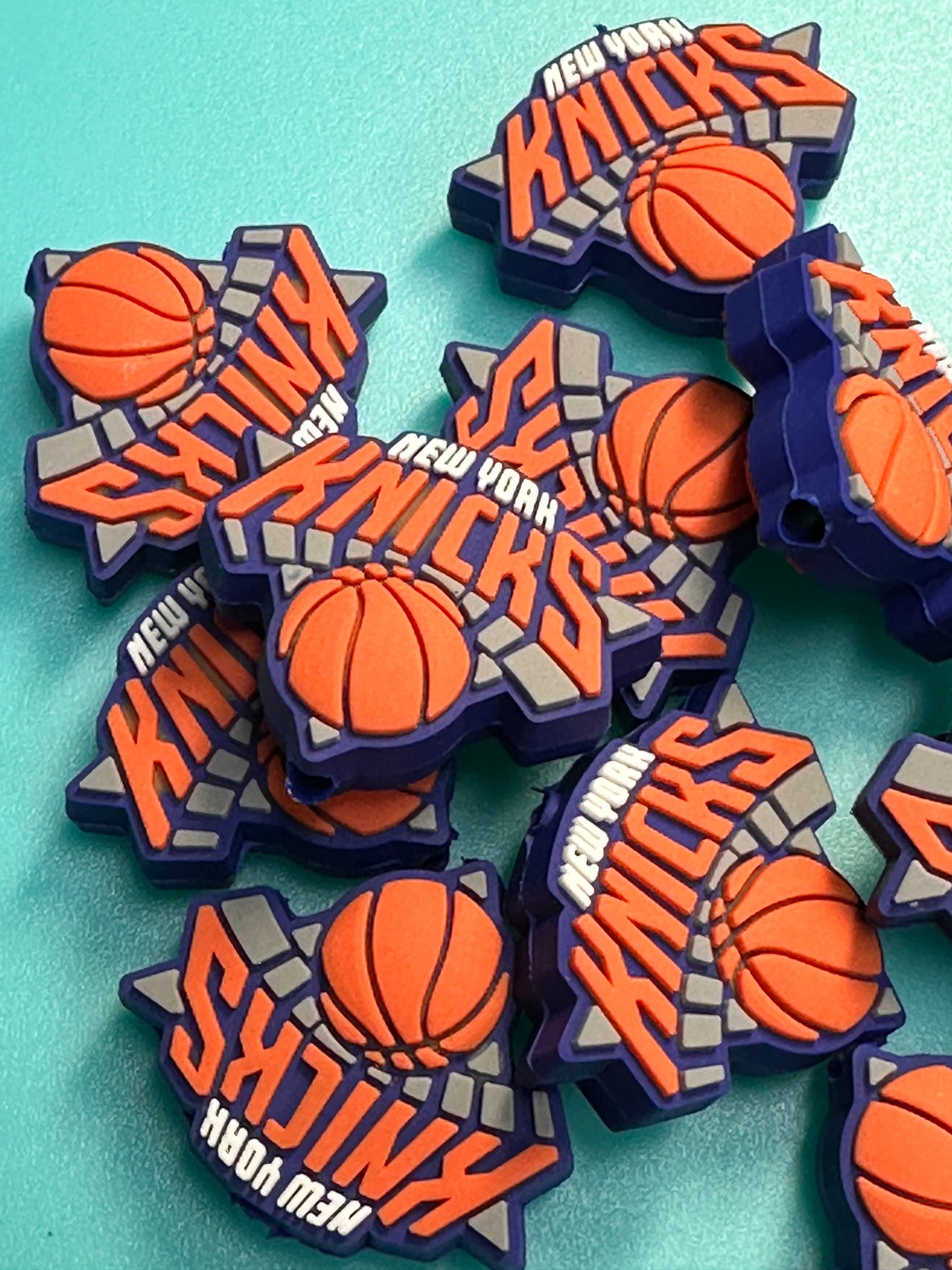 NY Knicks team focal bead / New York/ basketball