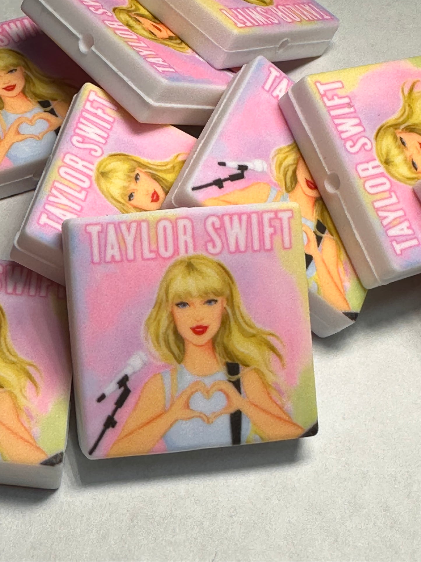 Taylor Swift focal bead/ eras tour/ Swiftie/ pink guitar
