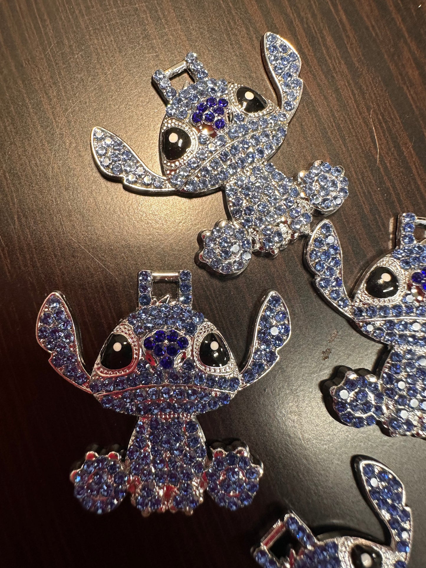 Large Blue guy Stit Enamel rhinestone metal charms/ DIY charm bracelet/ DIY necklace/ stit1/ earrings