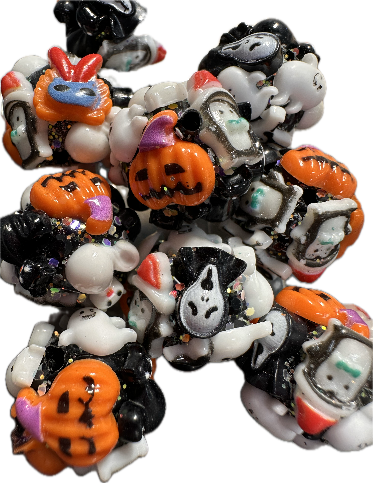 Fancy handmade Halloween beads/luminous/fancy Beads/ beadable pen/ keychain bead/ /20mm approx.