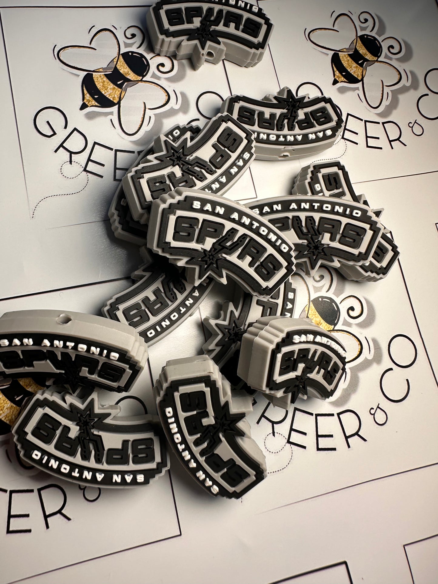 San Antonio Spurs focal bead