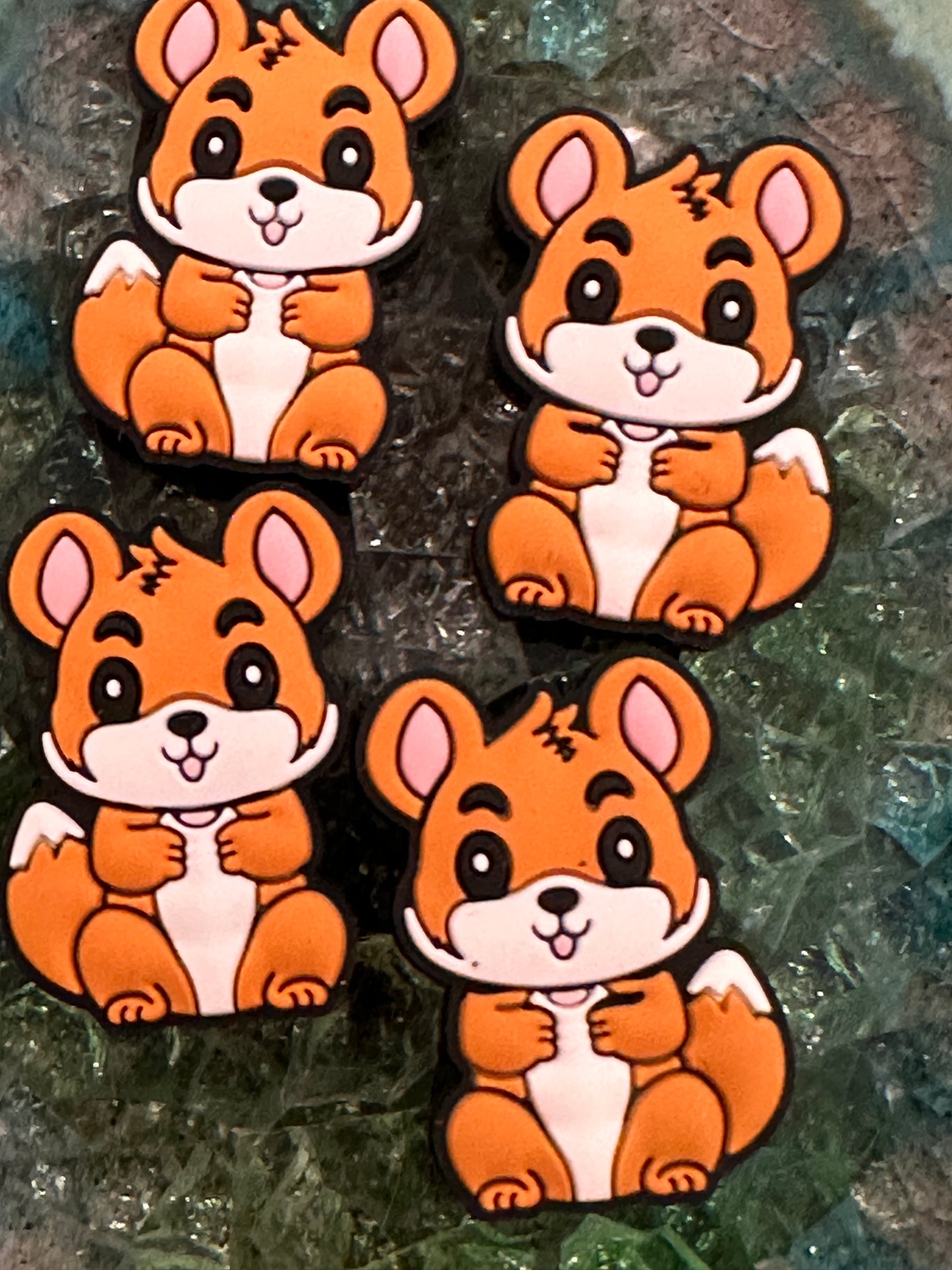 Cute fox focal bead