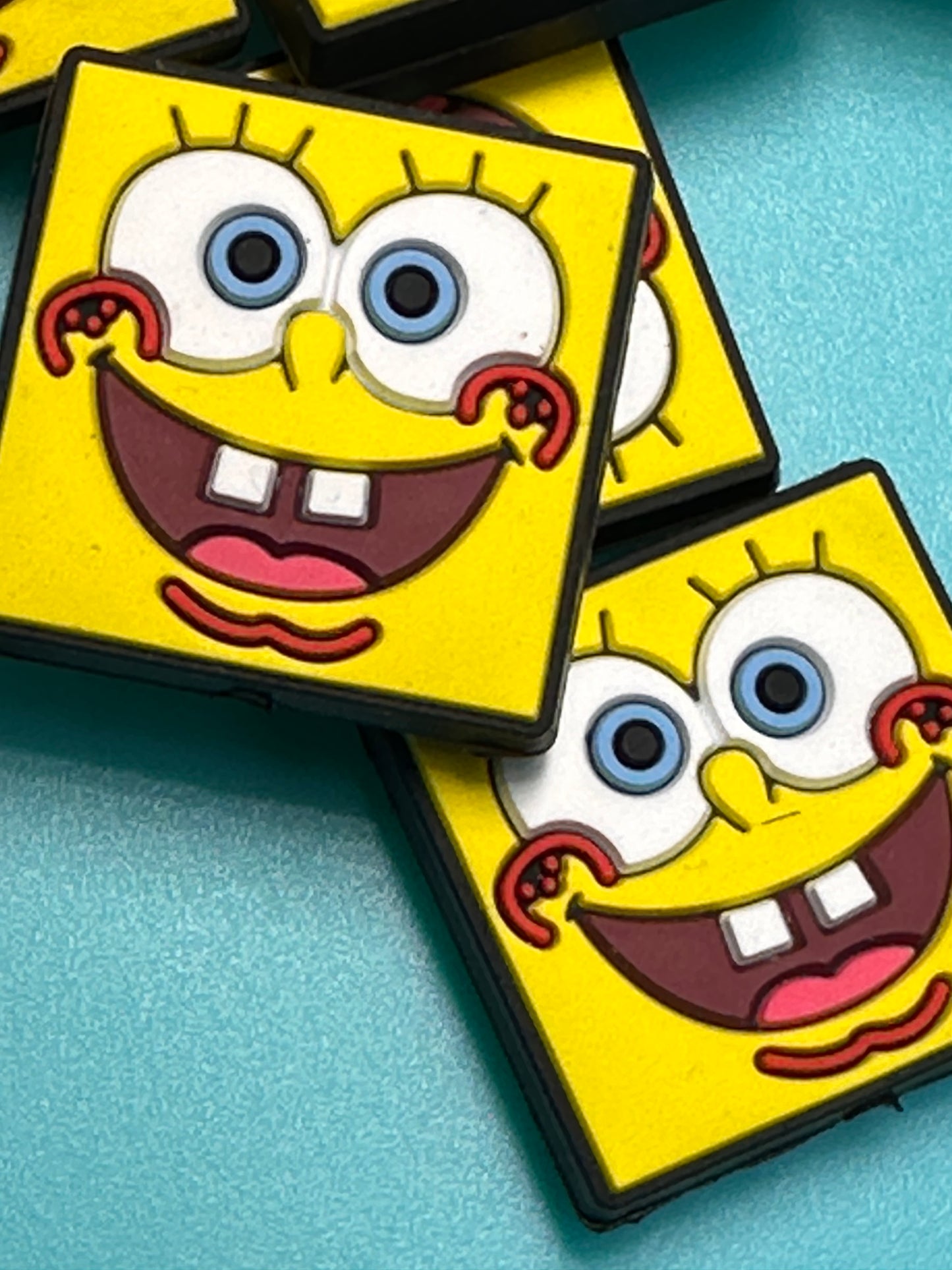 yellow guy bob silicone focal bead/ funny guy