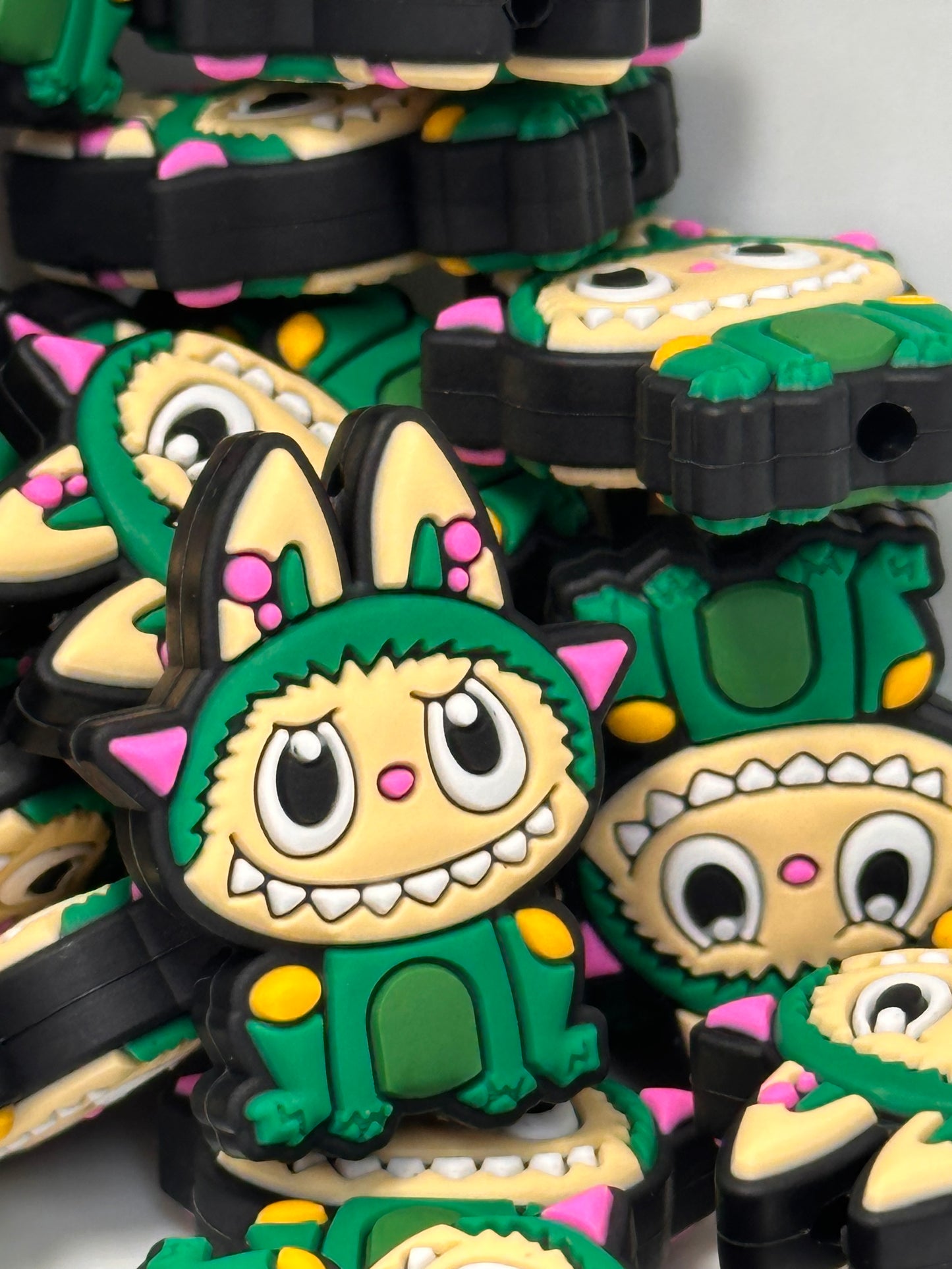 LaBubu focal bead/ silicone bead for pen beading/monster