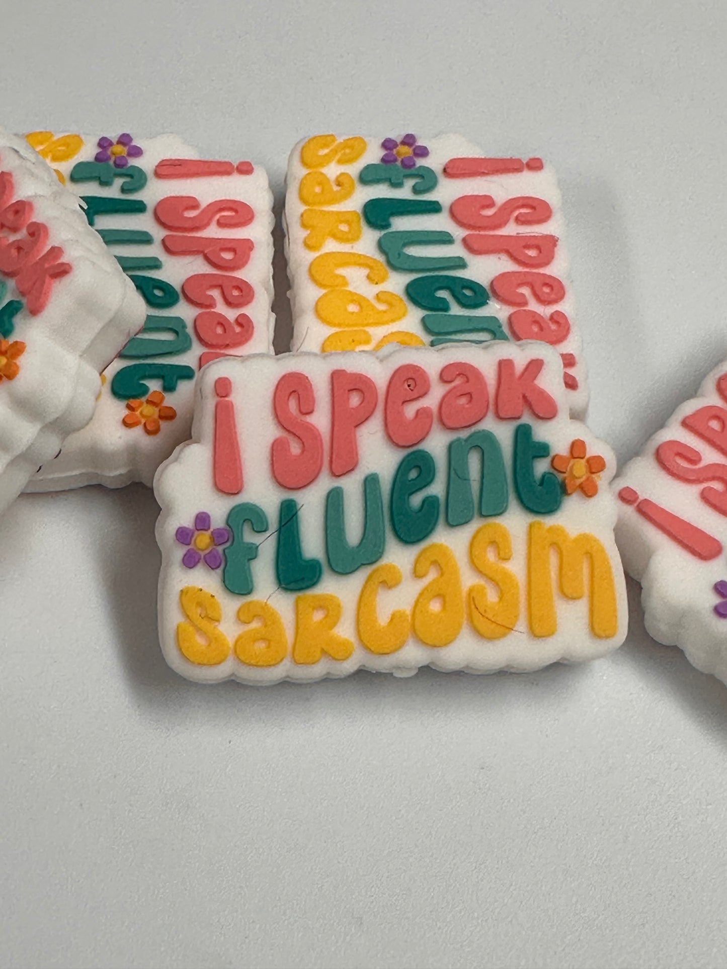 Fluent Sarcasm focal bead/ silicone bead for pen beading/ sarcasm #2