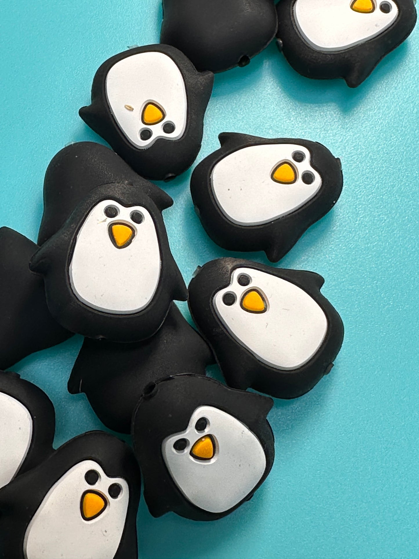 3D Penguins focal bead /