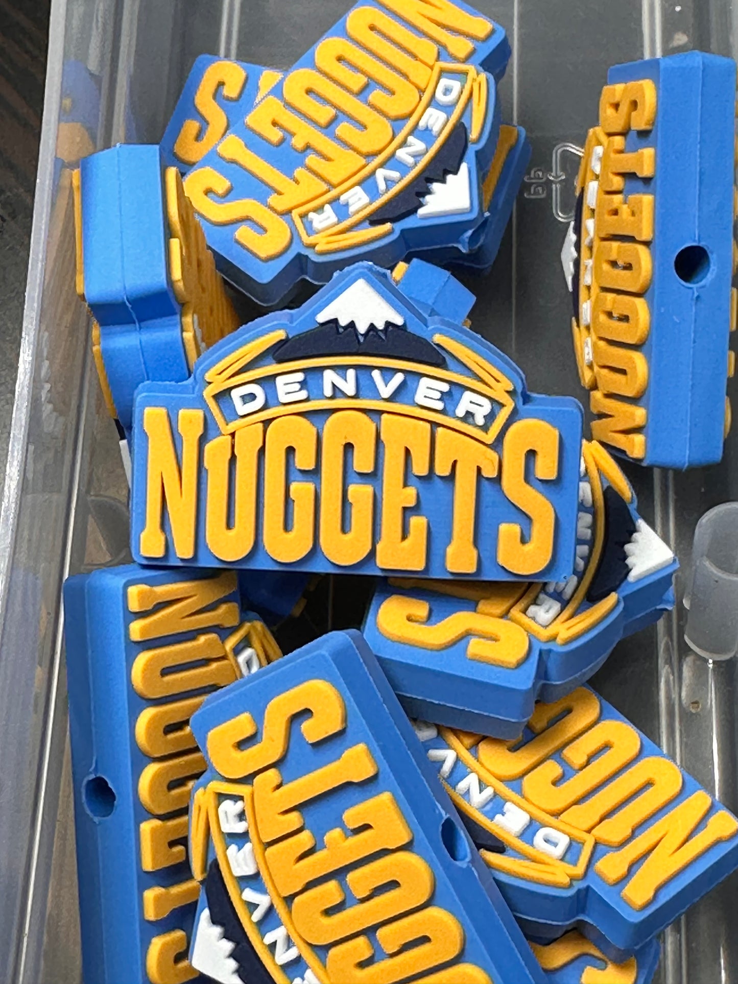 NEW Denver Nuggets team focal bead / basketball #2