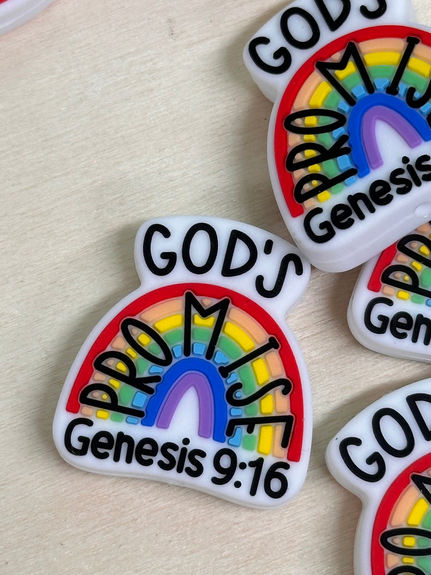 God silicone focal bead/ religious / pen beading / Genesis