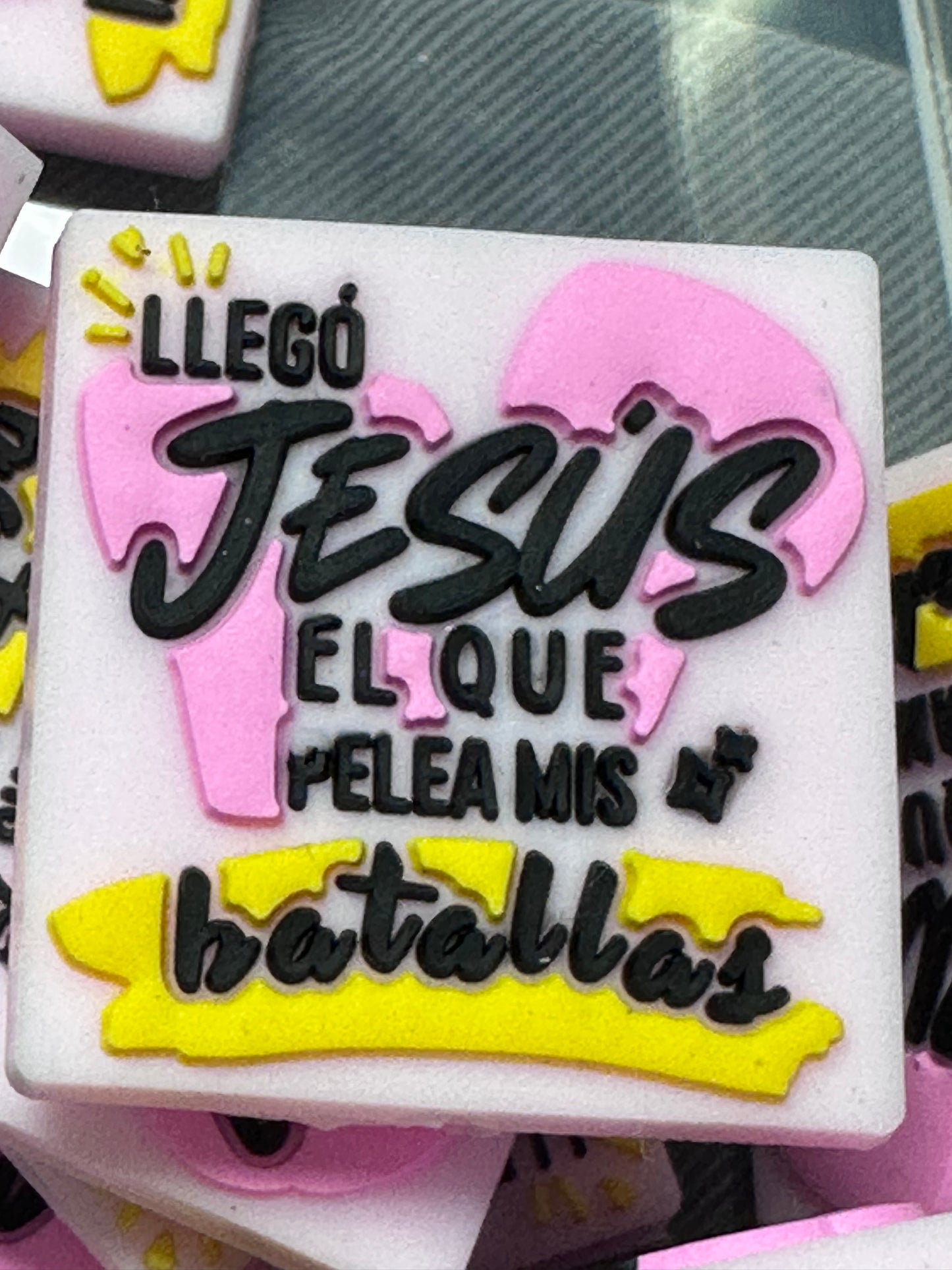 God/ Focal Bead/ beadable pen/ Silicone bead/ keychain bead/Faith/Jesus