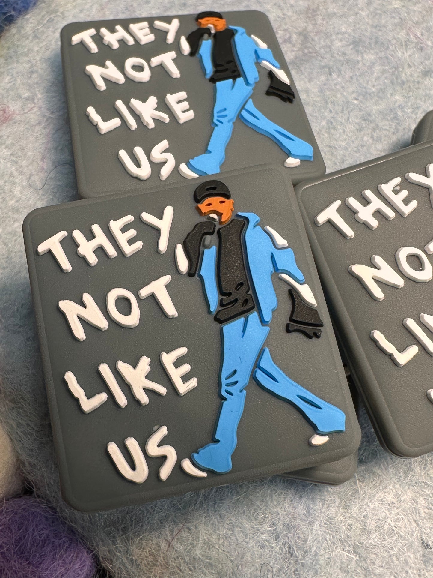 Rapper silicone focal bead/singer/music/Ken