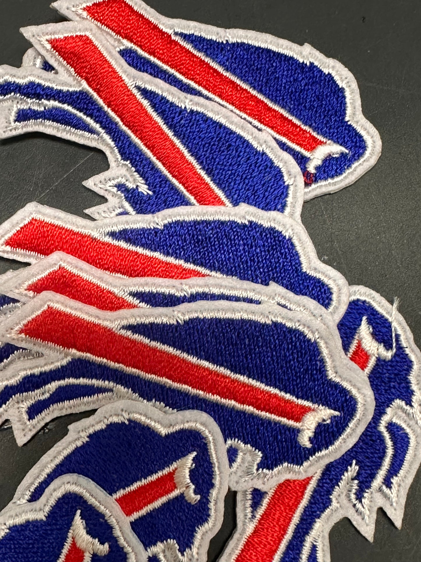 BUFFALO BILLS /IRON ON PATCH/ SIZE SMALL/ QUALITY MATERIAL/FABRIC PATCHES/FOOTBALL TEAM