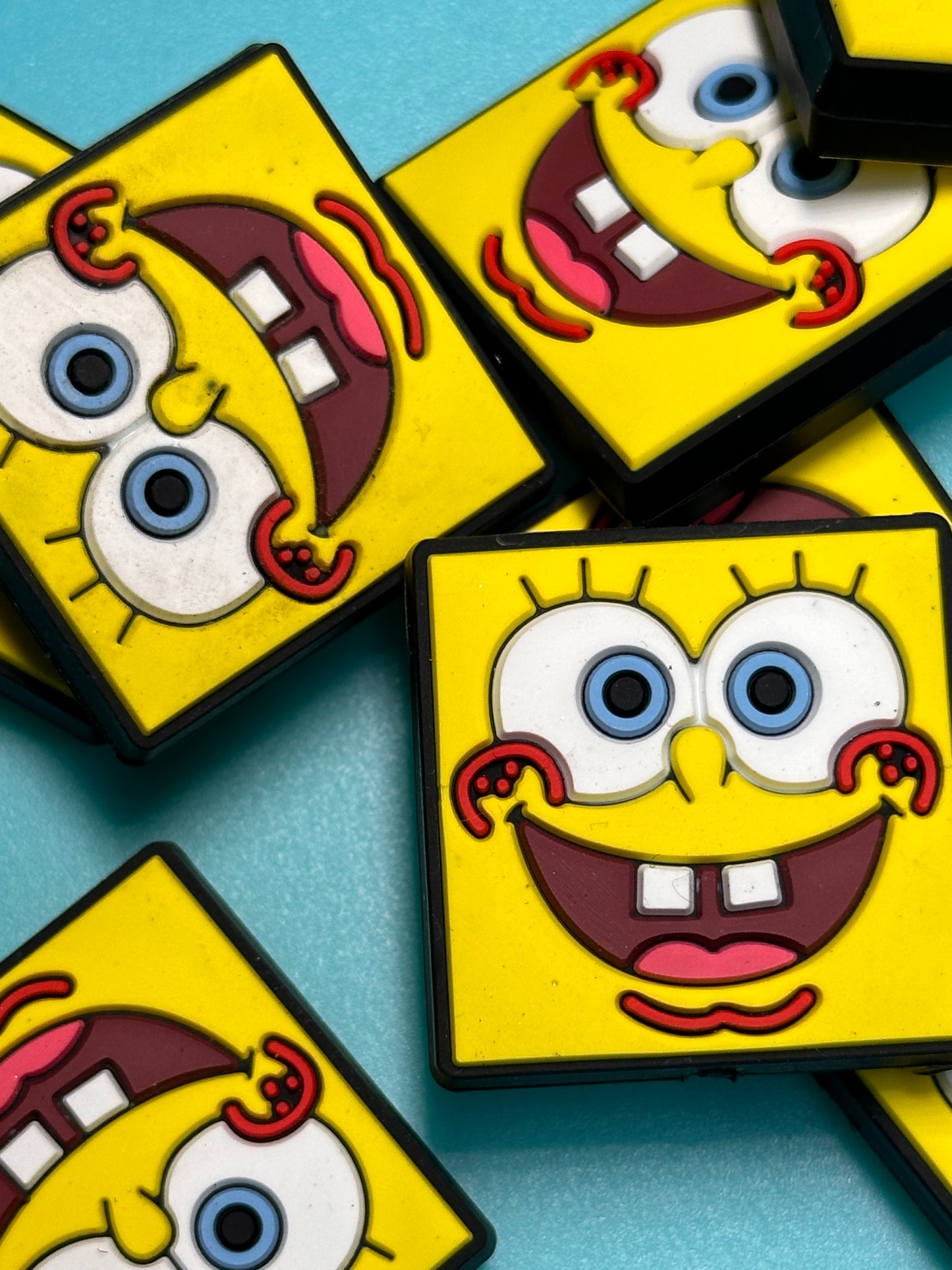 yellow guy bob silicone focal bead/ funny guy