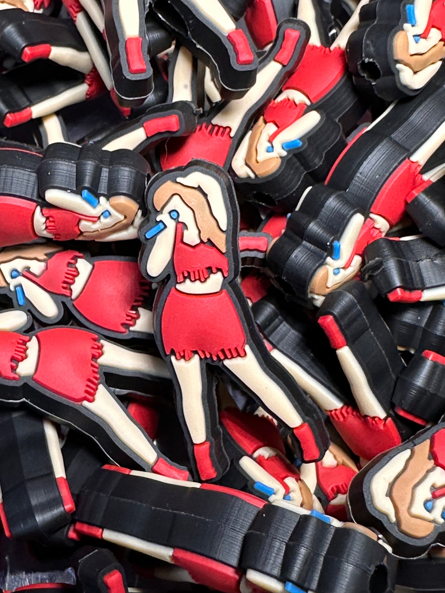 Taylor Swift focal bead / Red Dress