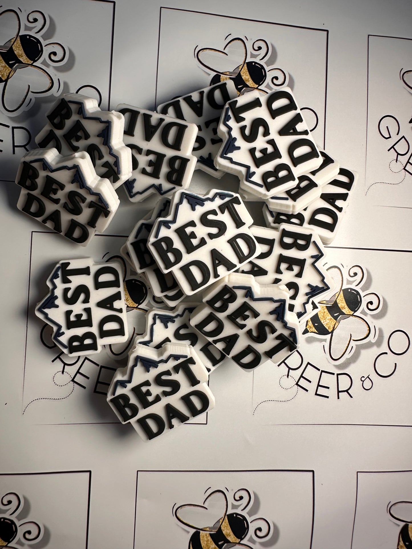 Best Dad Focal Bead/ Fathers Day Focal Bead