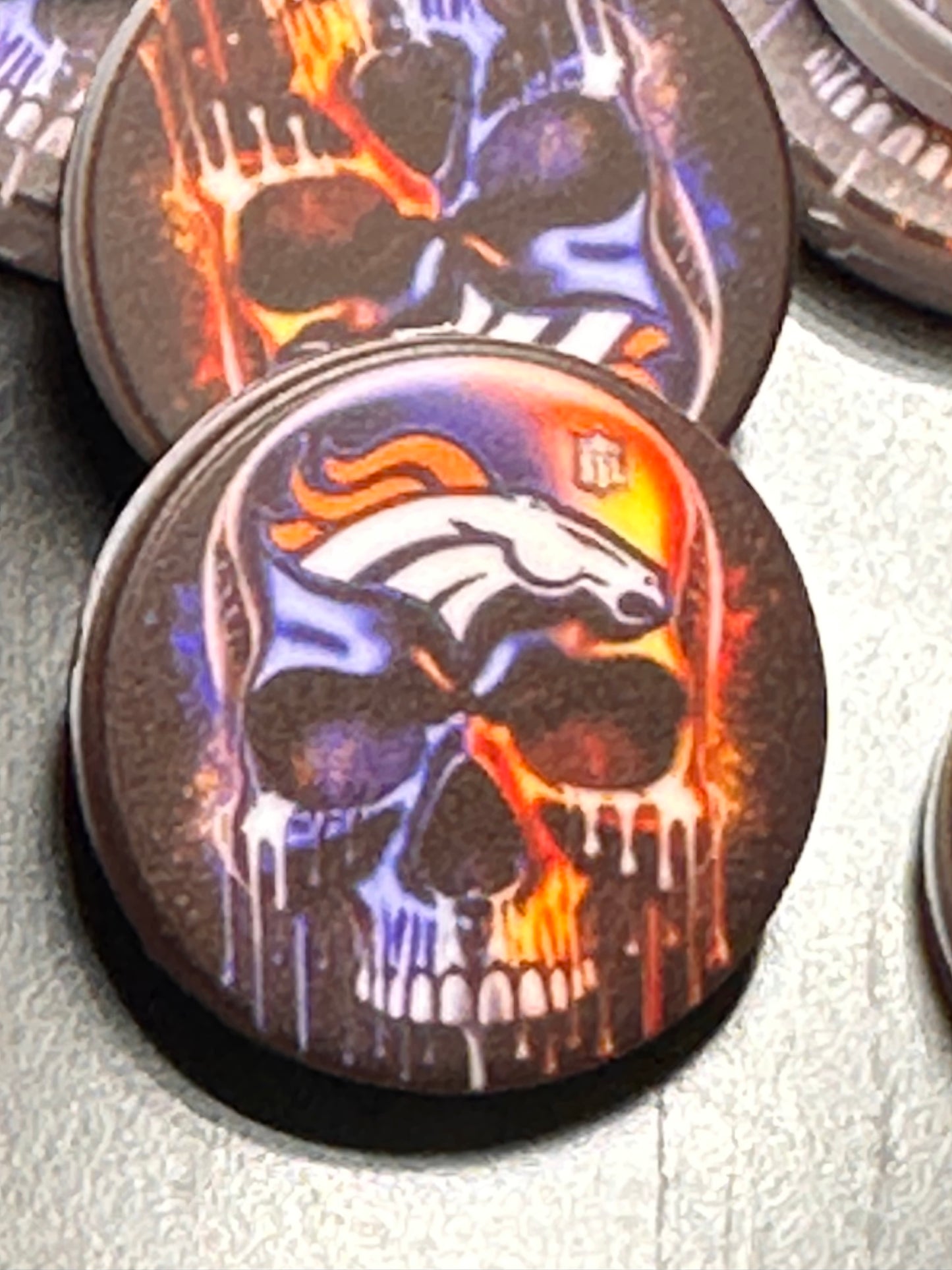 NEW Denver Broncos focal bead/football