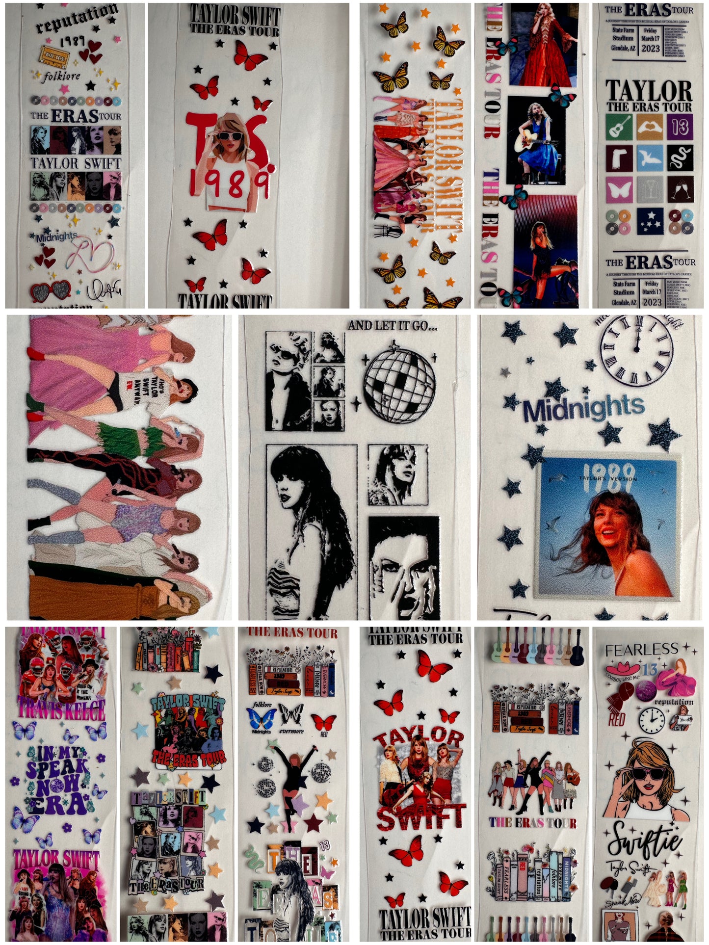 Taylor Swift pen wraps and bookmark wraps / Swiftie