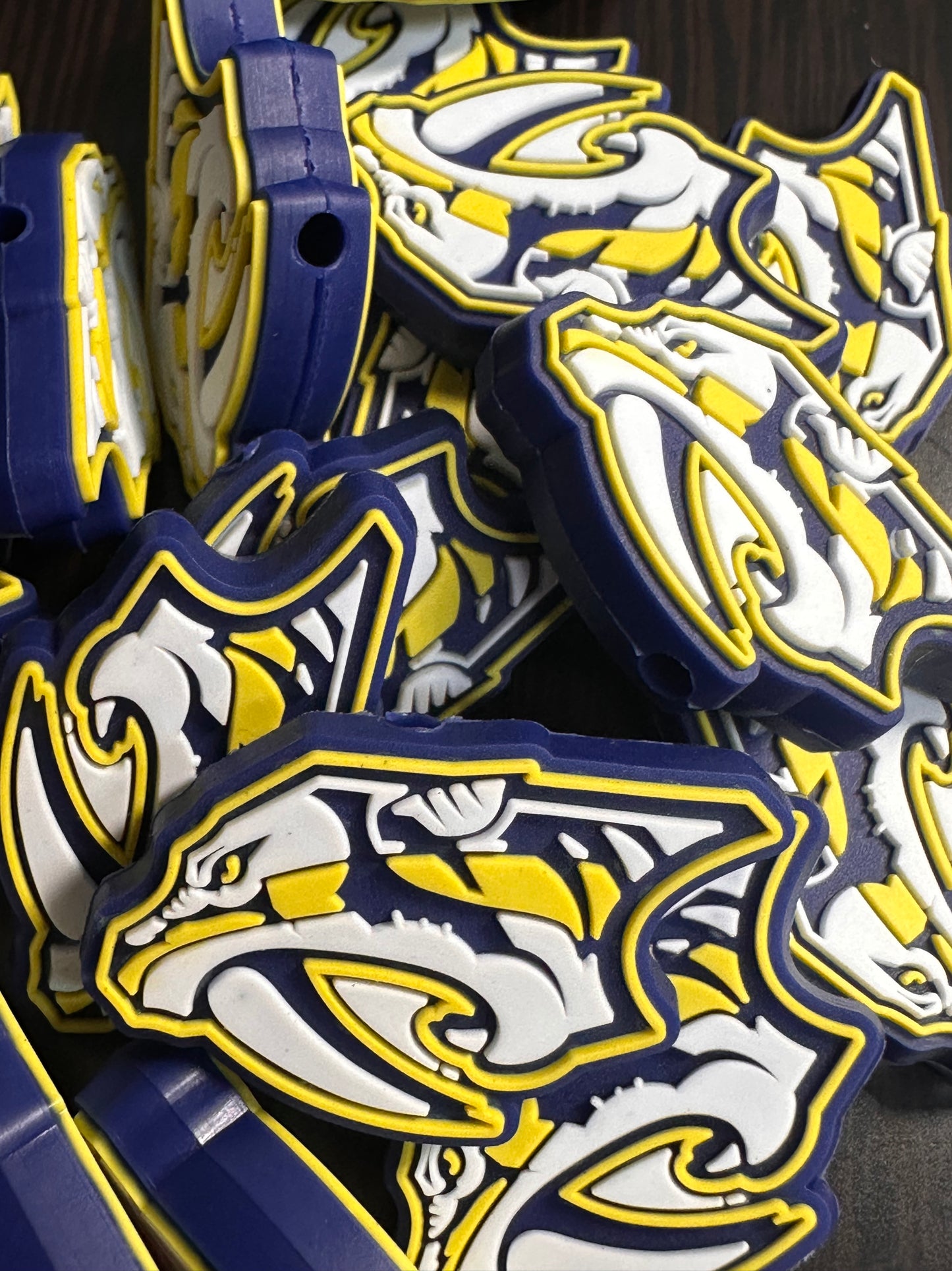 NEW Nashville Predators focal bead / round focal/ ice hockey team