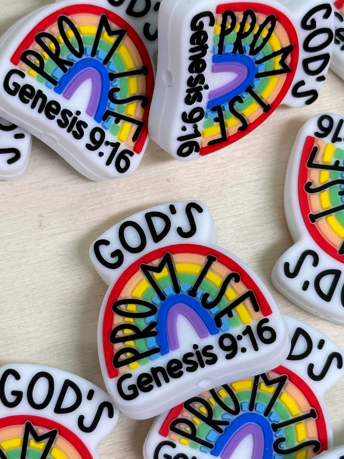 God silicone focal bead/ religious / pen beading / Genesis