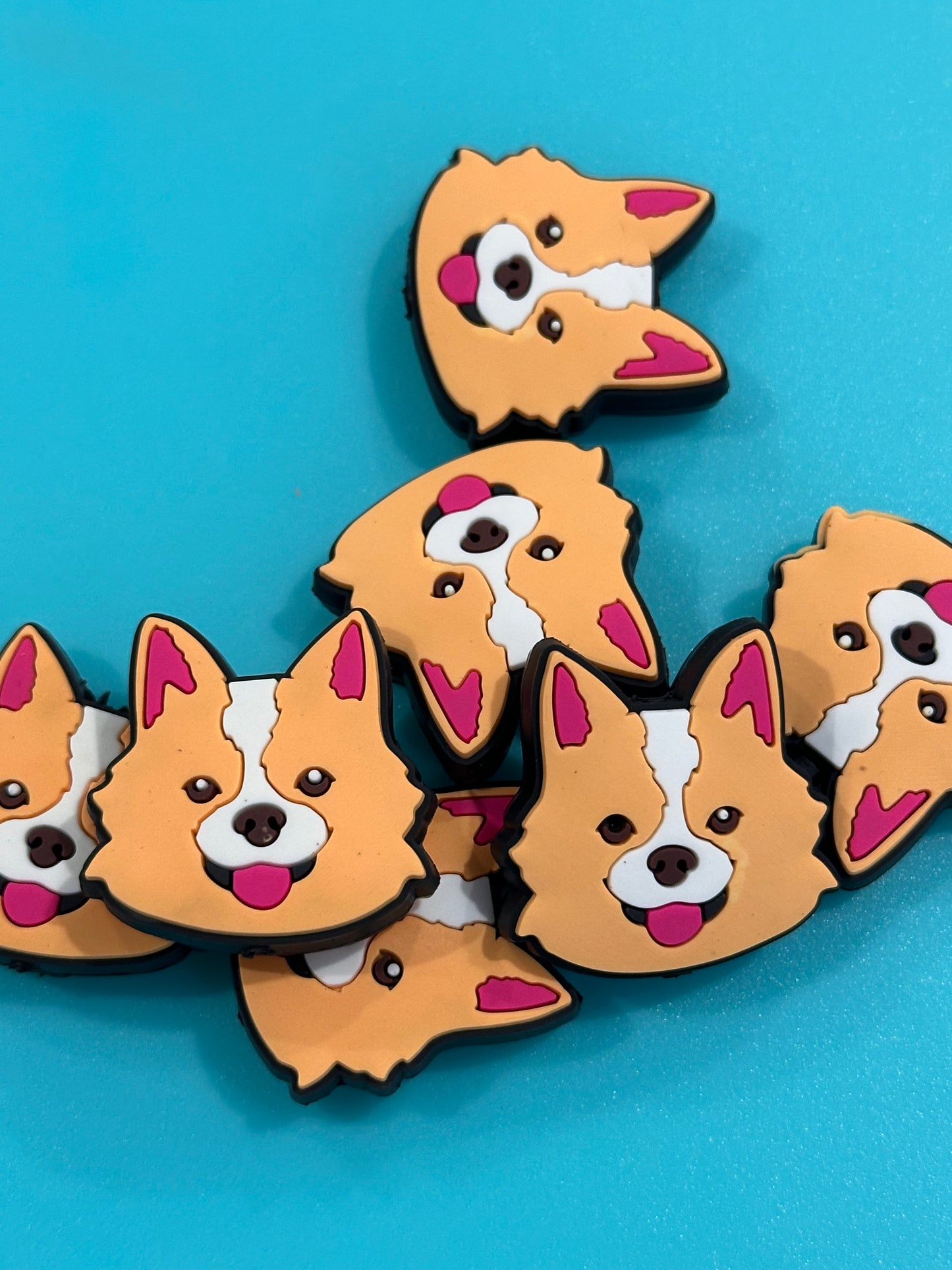 Pomeranian Dog focal bead/beadable pen/ Silicone bead/ keychain bead/ pet / Pom Pom dog