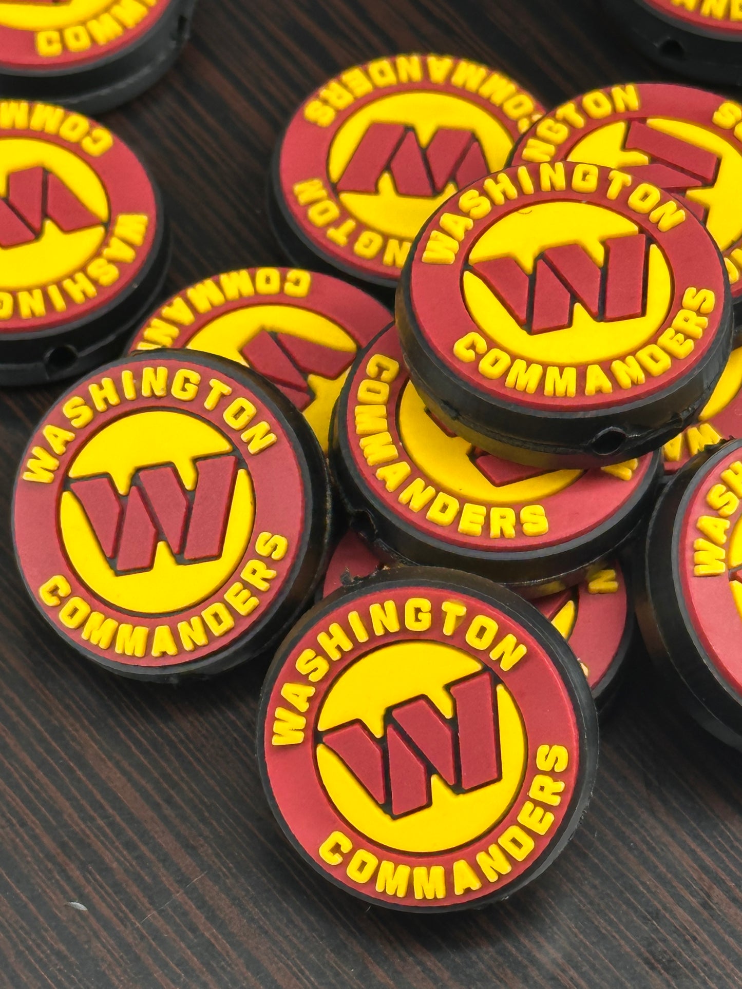 Washington Commanders focal bead / football / Washington redskins